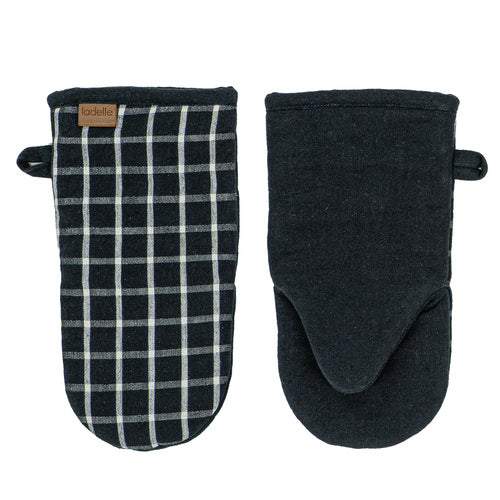 Ladelle Hemingway Black 2pk Baker's Oven Mitt