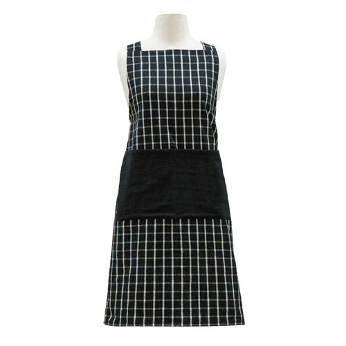 Ladelle Hemingway Black Cross Back Apron