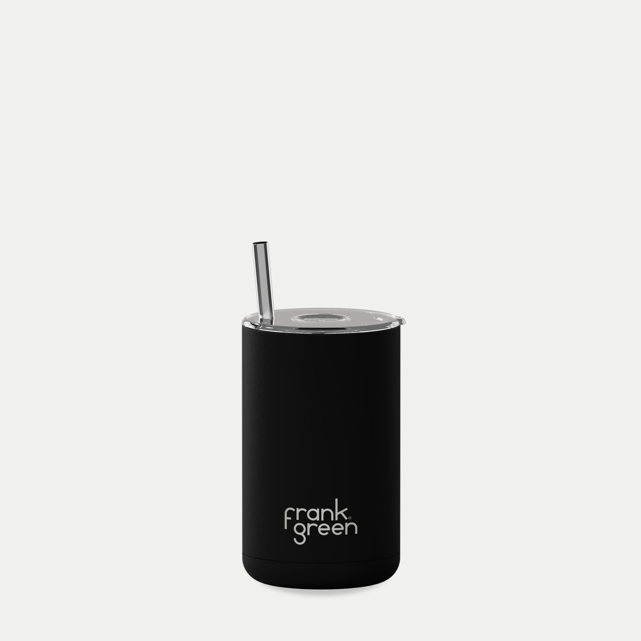 frank green 15oz Iced Coffee Cup with Straw - Midnight