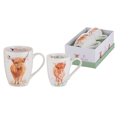 Ashdene Mini Me Mumma & Little Coo 2 Piece Mug Gift Set