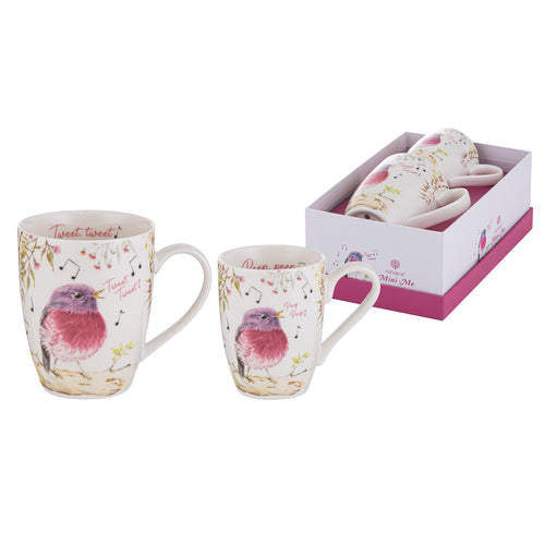 Ashdene Mini Me Tweet Tweet & Peep Peep 2pc Mug Gift Set
