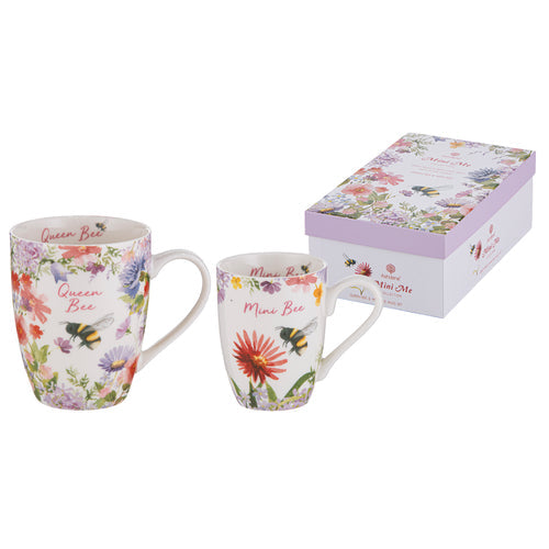 Ashdene Mini Me Queen & Mini Bee 2 Piece Mug Gift Set