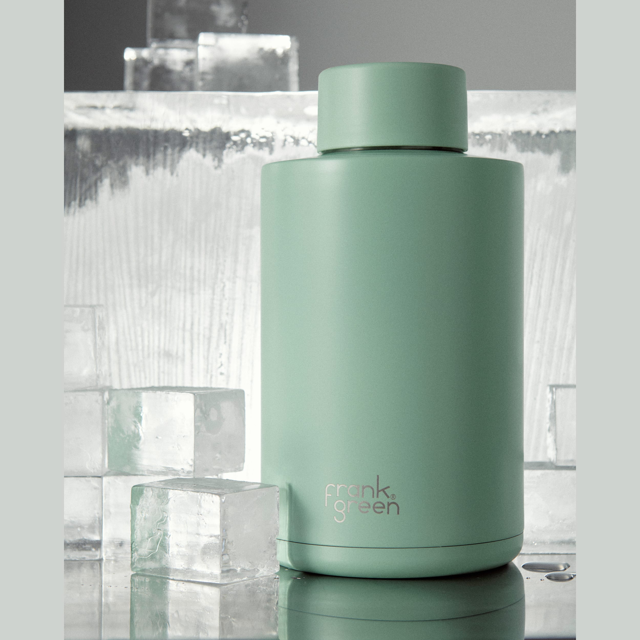 frank green 68oz Reusable Bottle with Flip Straw Lid - Mint Gelato