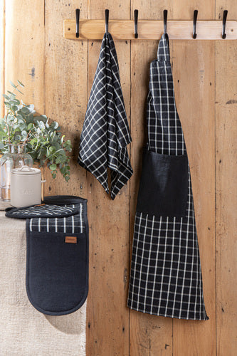 Ladelle Hemingway Black 2pk Pot Holder