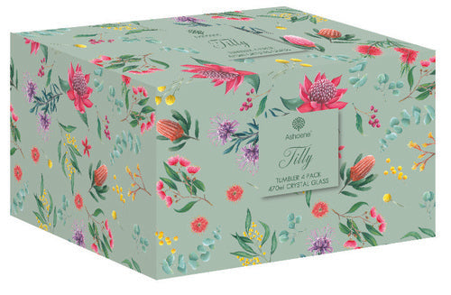 Ashdene Tilly Crystal 4pk Tumbler