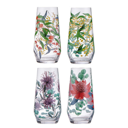 Ashdene Tilly Crystal 4pk Highball Tumbler