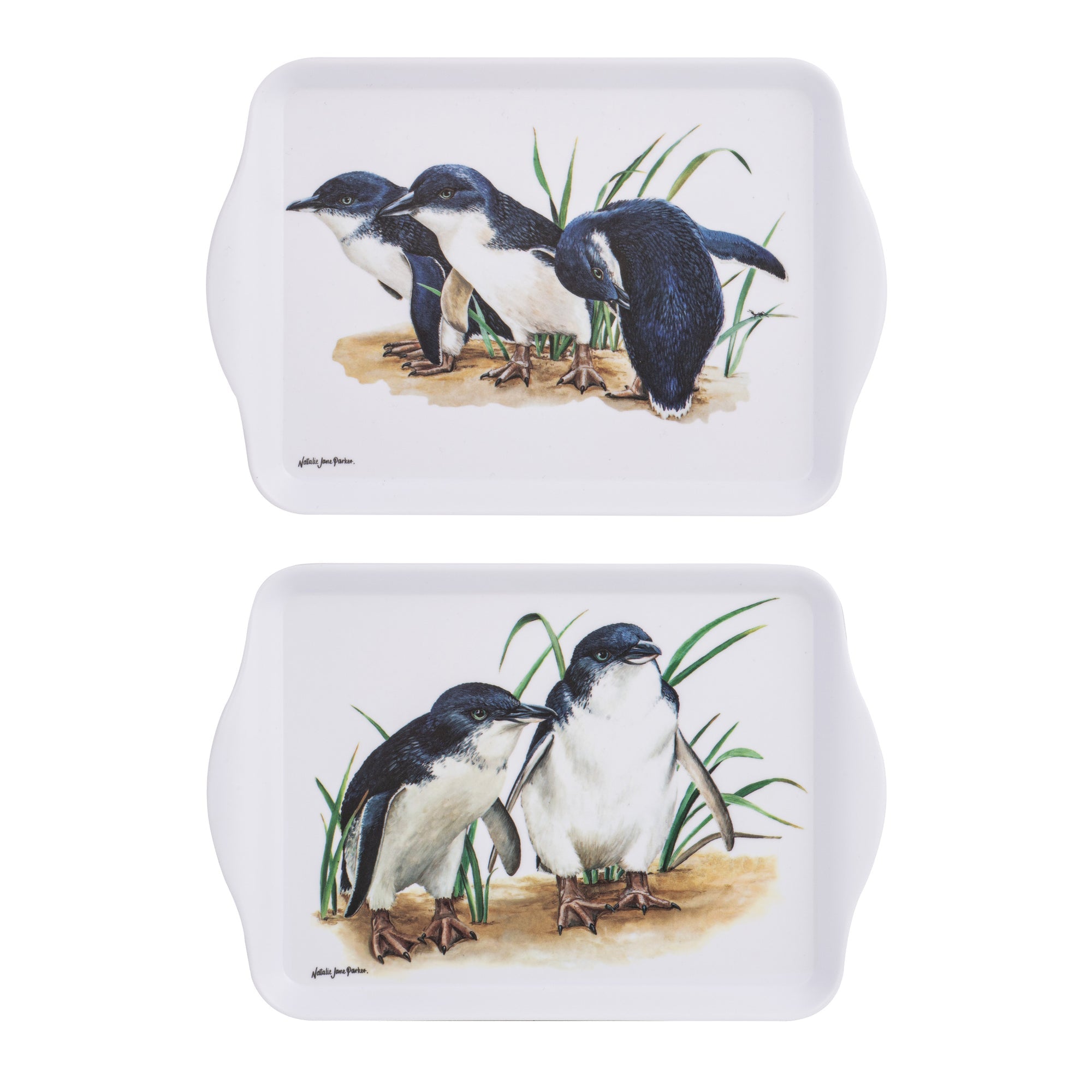 Ashdene Australian Birds Penguins 2pk Scatter Tray