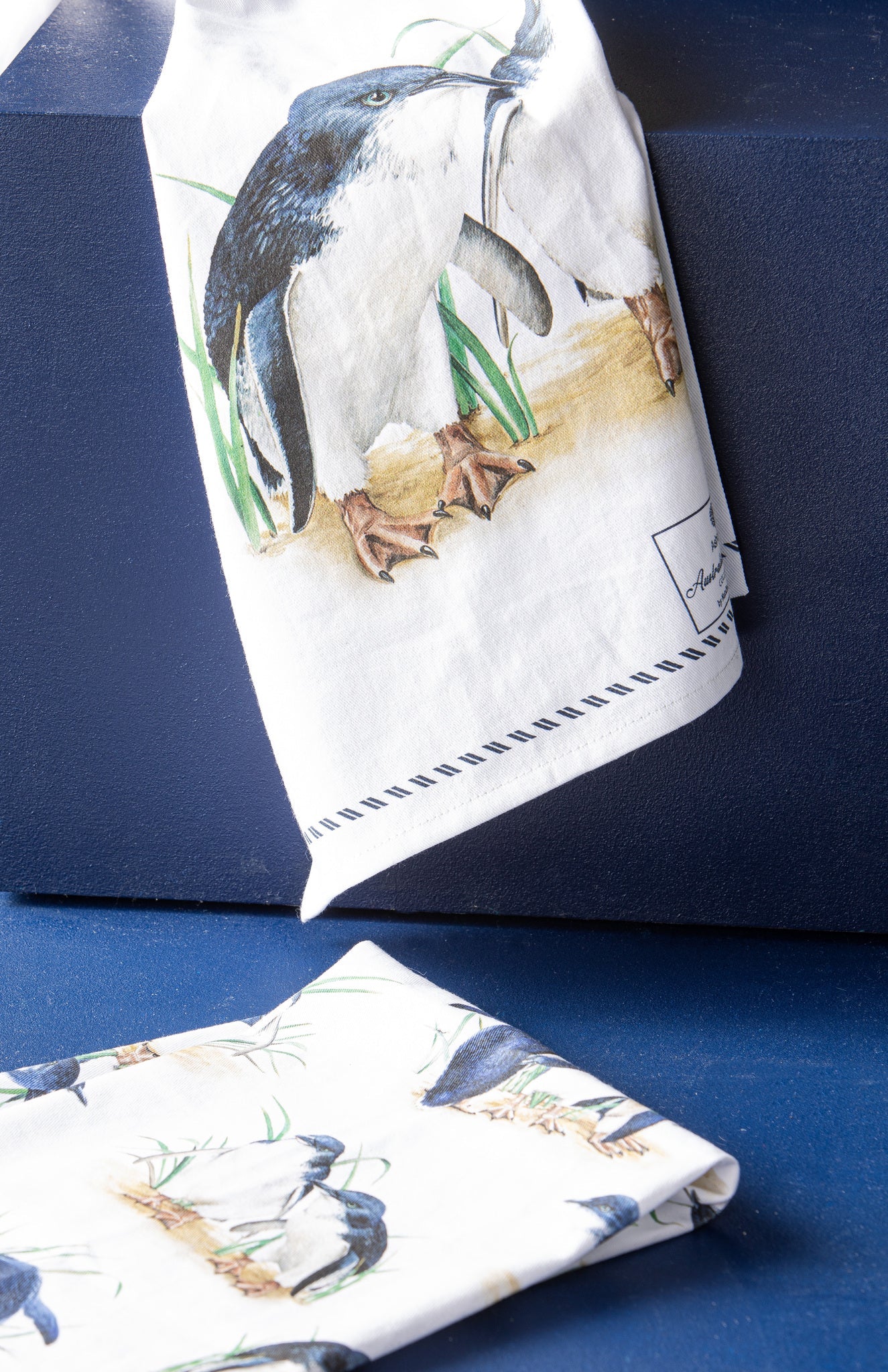 Ashdene Australian Birds Penguins 2pk Kitchen Towel