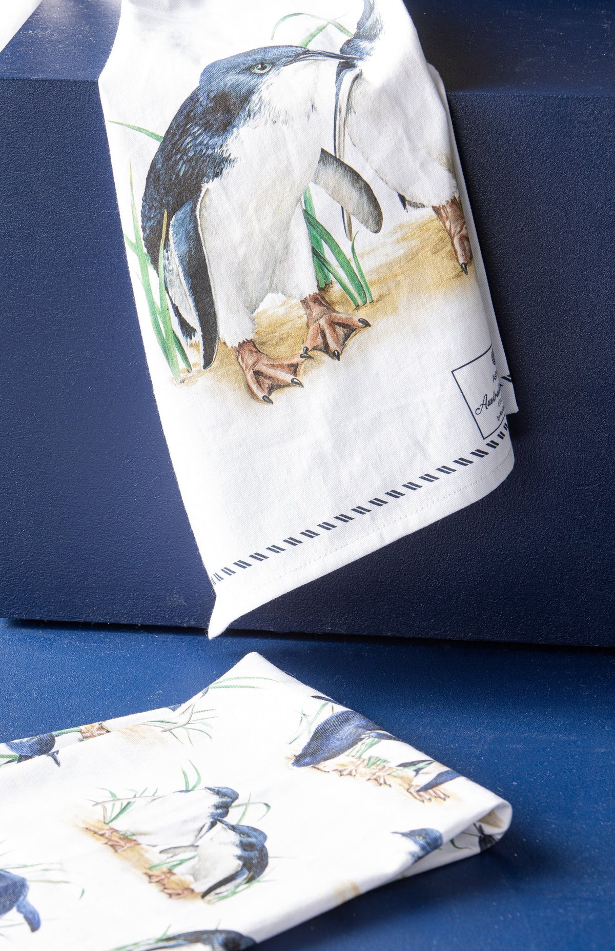 Ashdene Australian Birds Penguins 2pk Kitchen Towel
