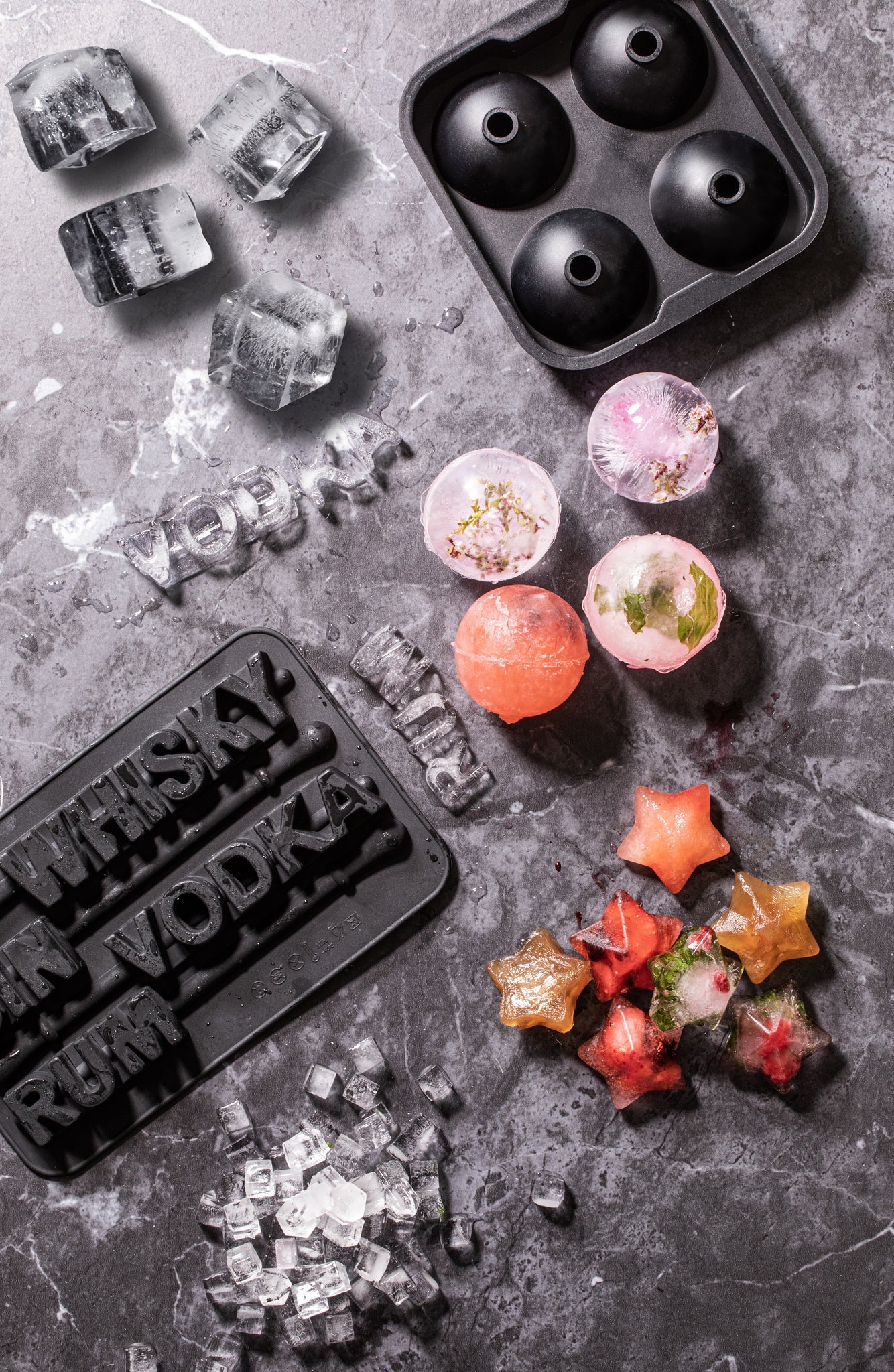 Tempa Quinn Mini Star 2pk Ice Cube Tray