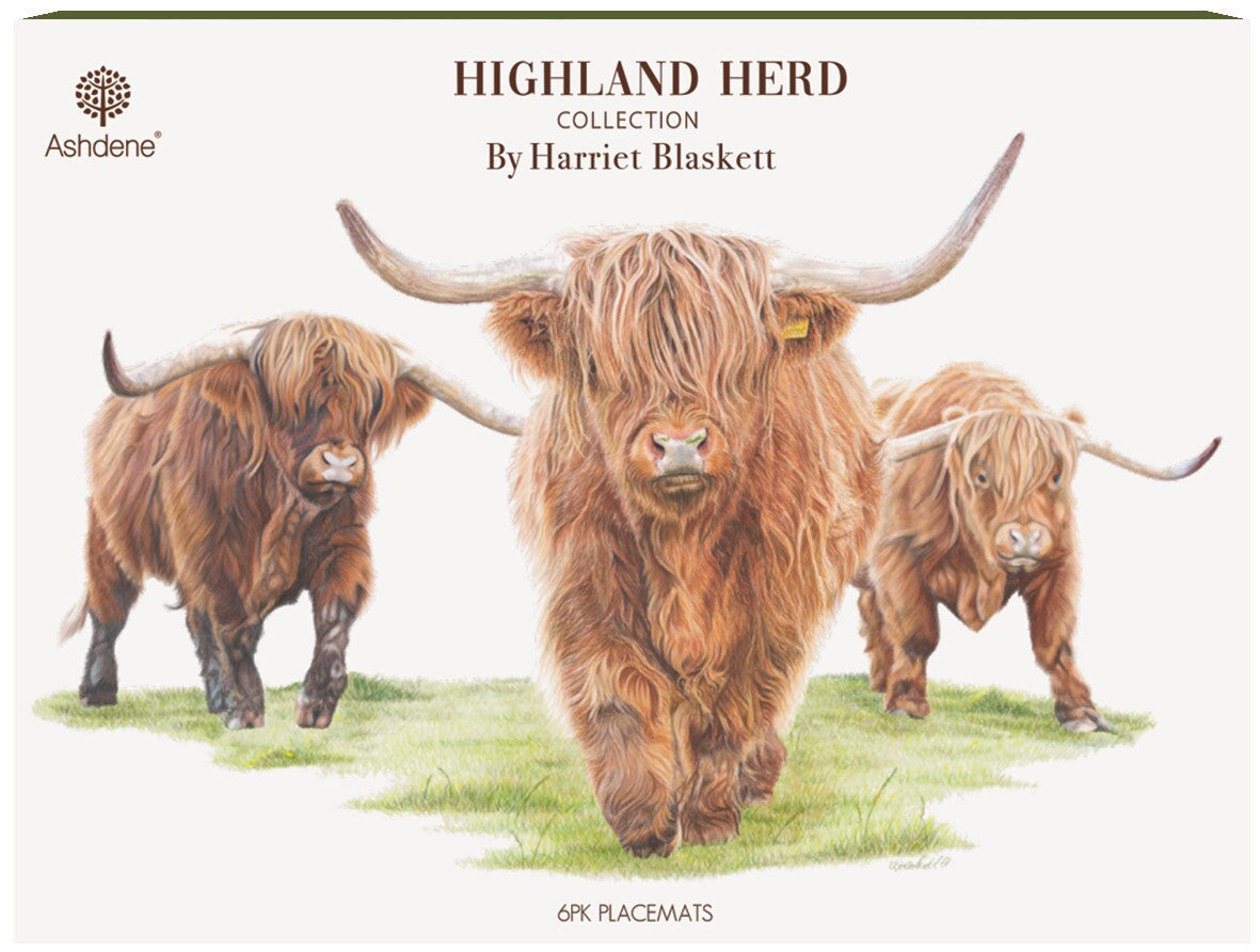 Ashdene Highland Herd 6pk Placemat
