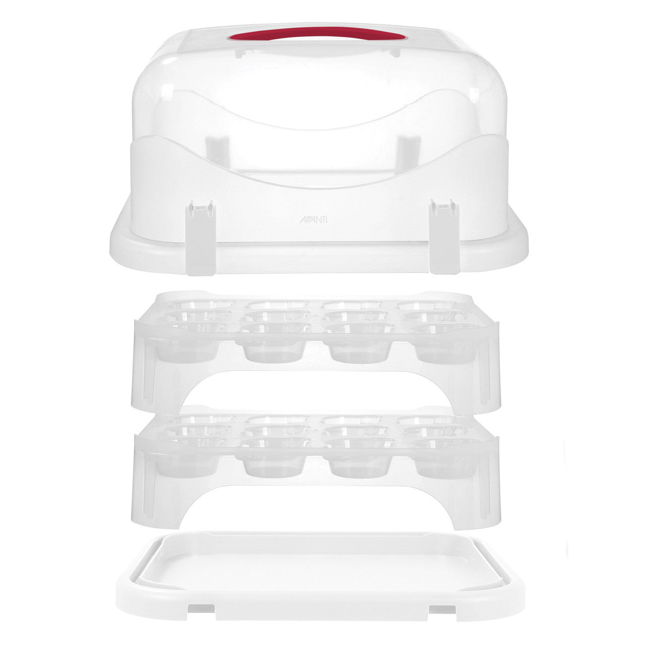 Avanti  Universal Cupcake & Cake Carrier - Rectangular