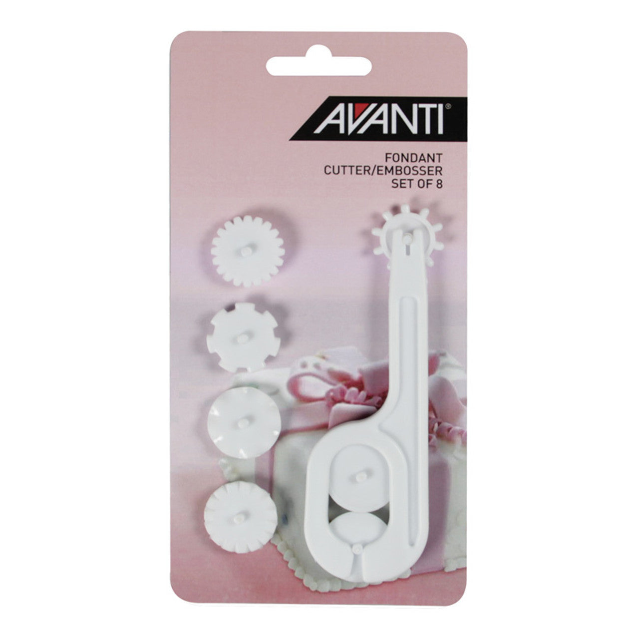 Avanti  Fondant Cutter/Embosser Set - 8 Piece