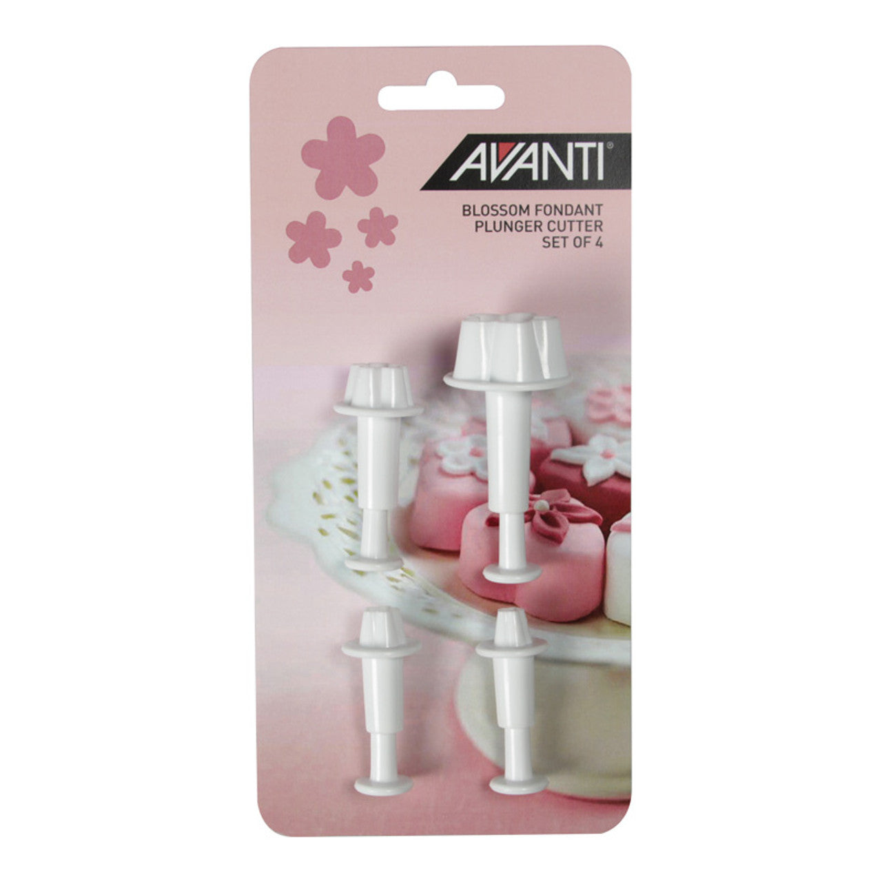 Avanti  Blossom Fondant Plunger Cutter Set - 3 Piece