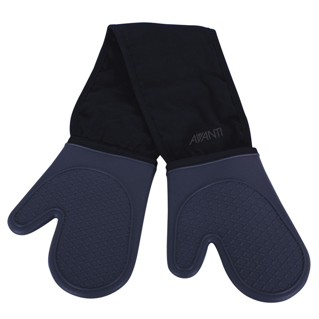 Avanti  Silicone Double Oven Mitts - Charcoal