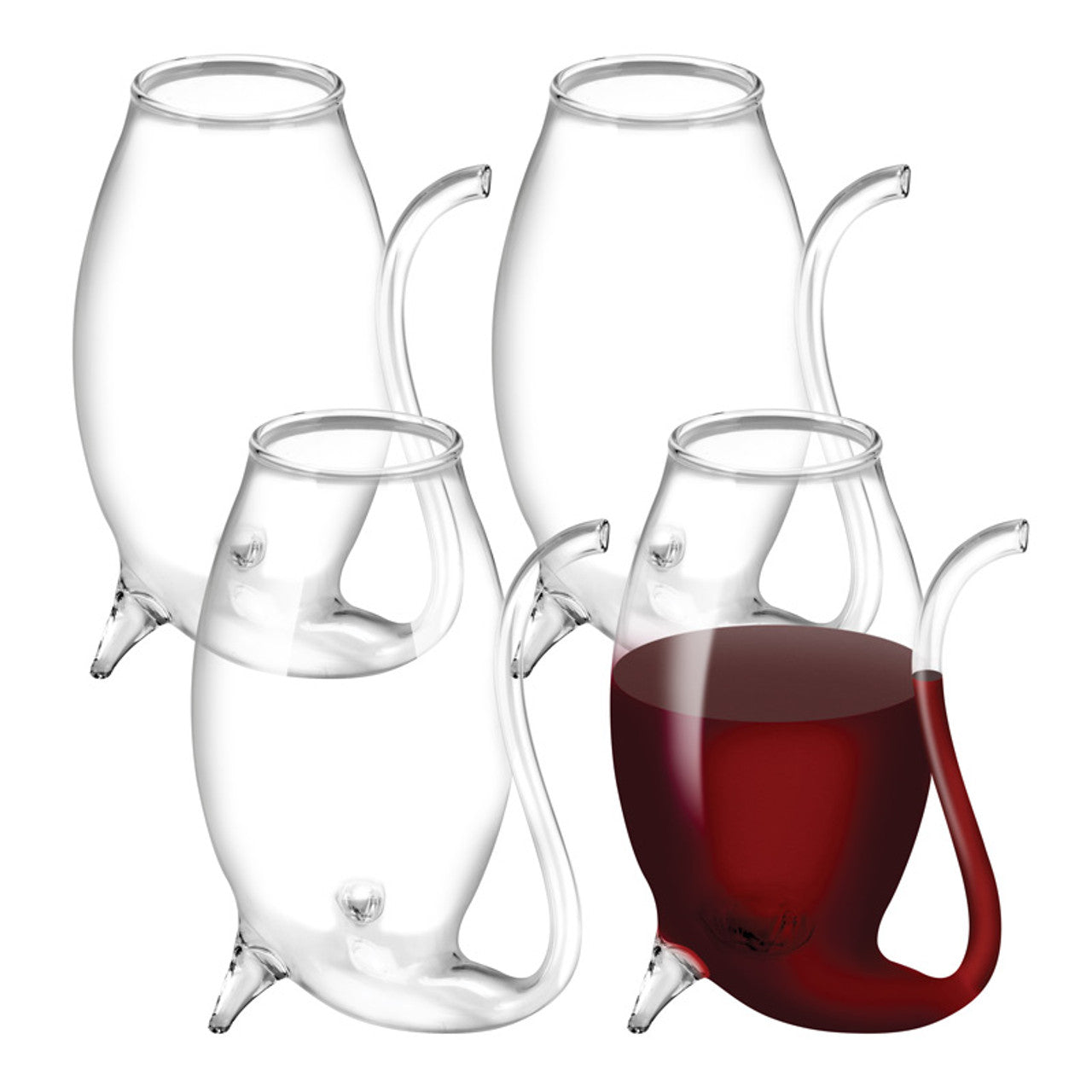 Avanti  Glass Port Sippers - Set of 4