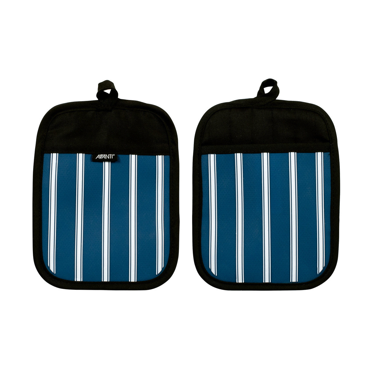 Avanti  Silicone Pot Holder, Set of 2 - Butcher Stripe