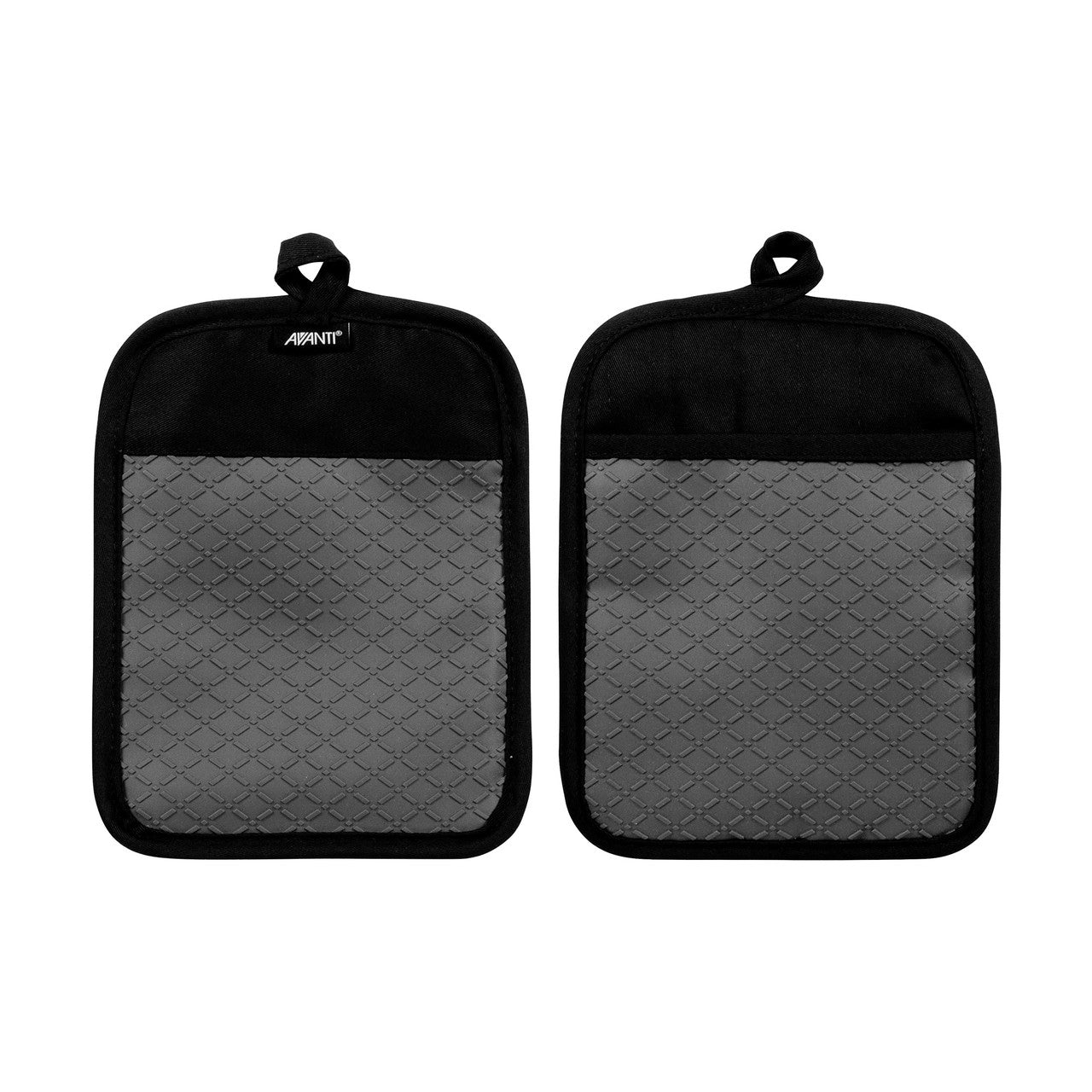 Avanti  Silicone Pot Holder, Set of 2 - Charcoal
