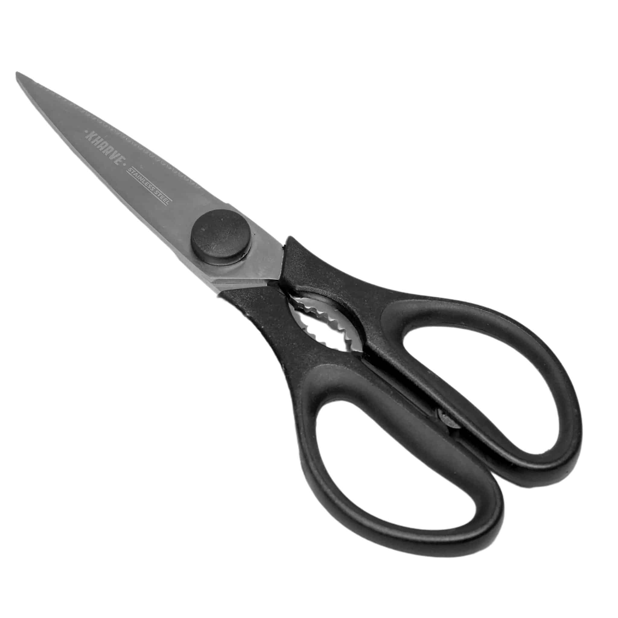 KH Classik Chef Kitchen Scissors Abs Handle Black S/Steel