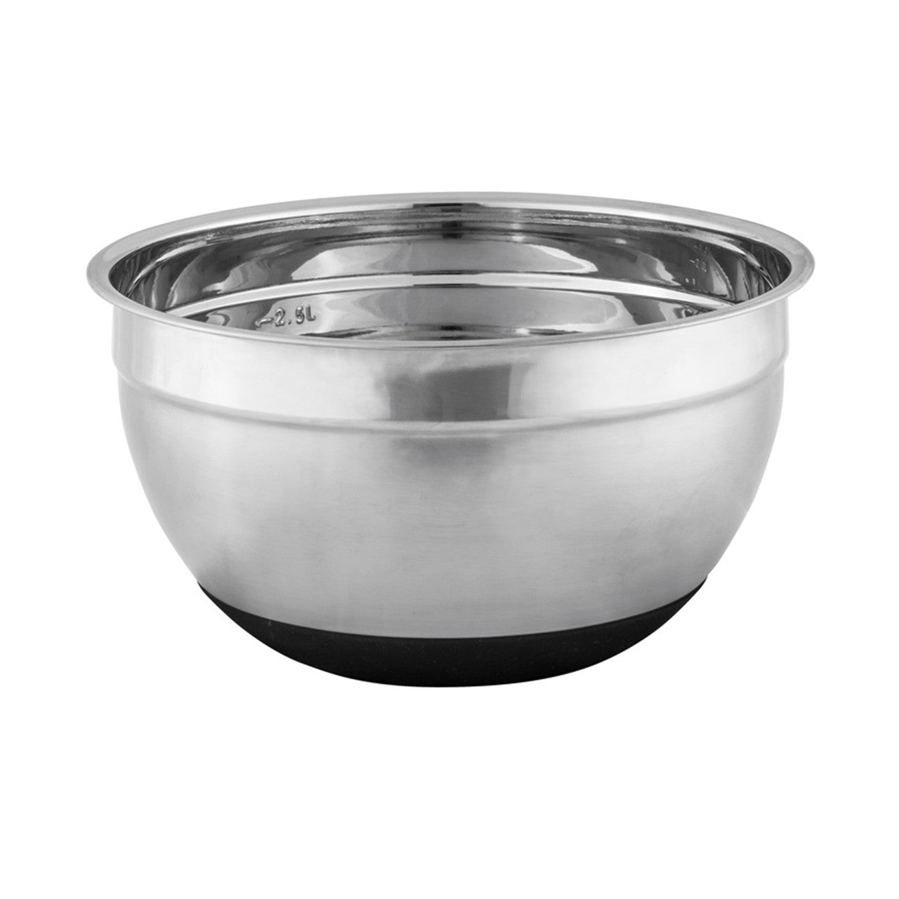 Avanti  Anti-Slip Mixing Bowl - 22cm - Stainless Steel / Silicone