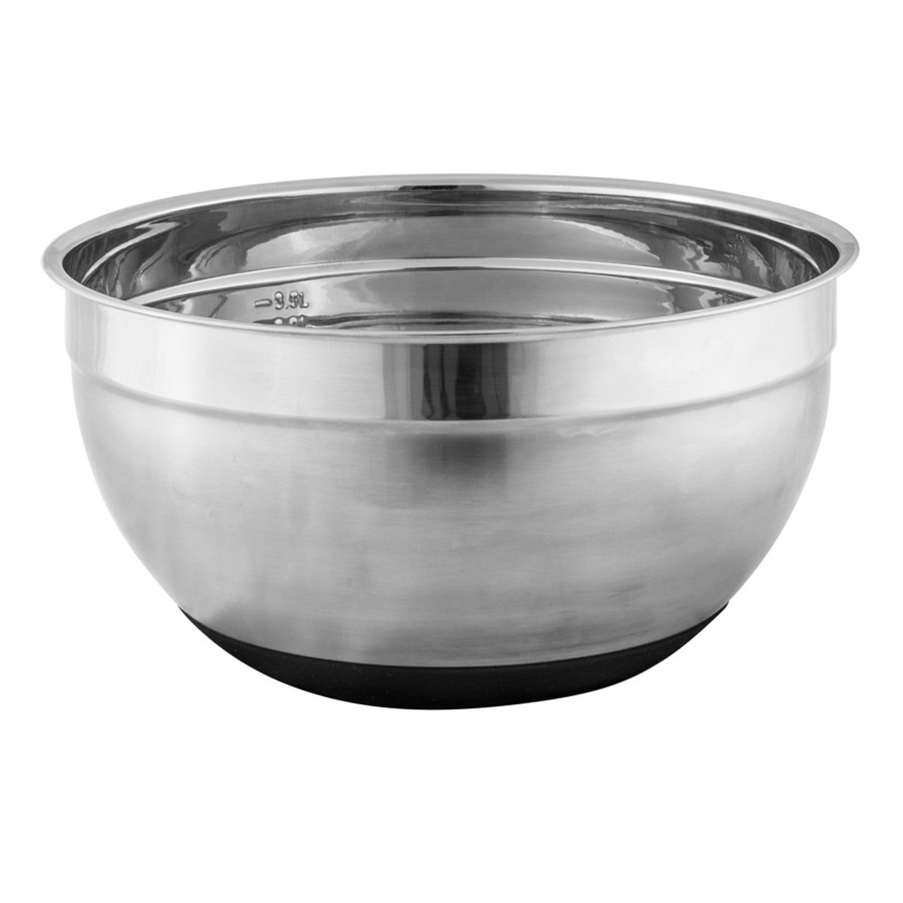 Avanti  Anti-Slip Mixing Bowl - 26cm - Stainless Steel / Silicone