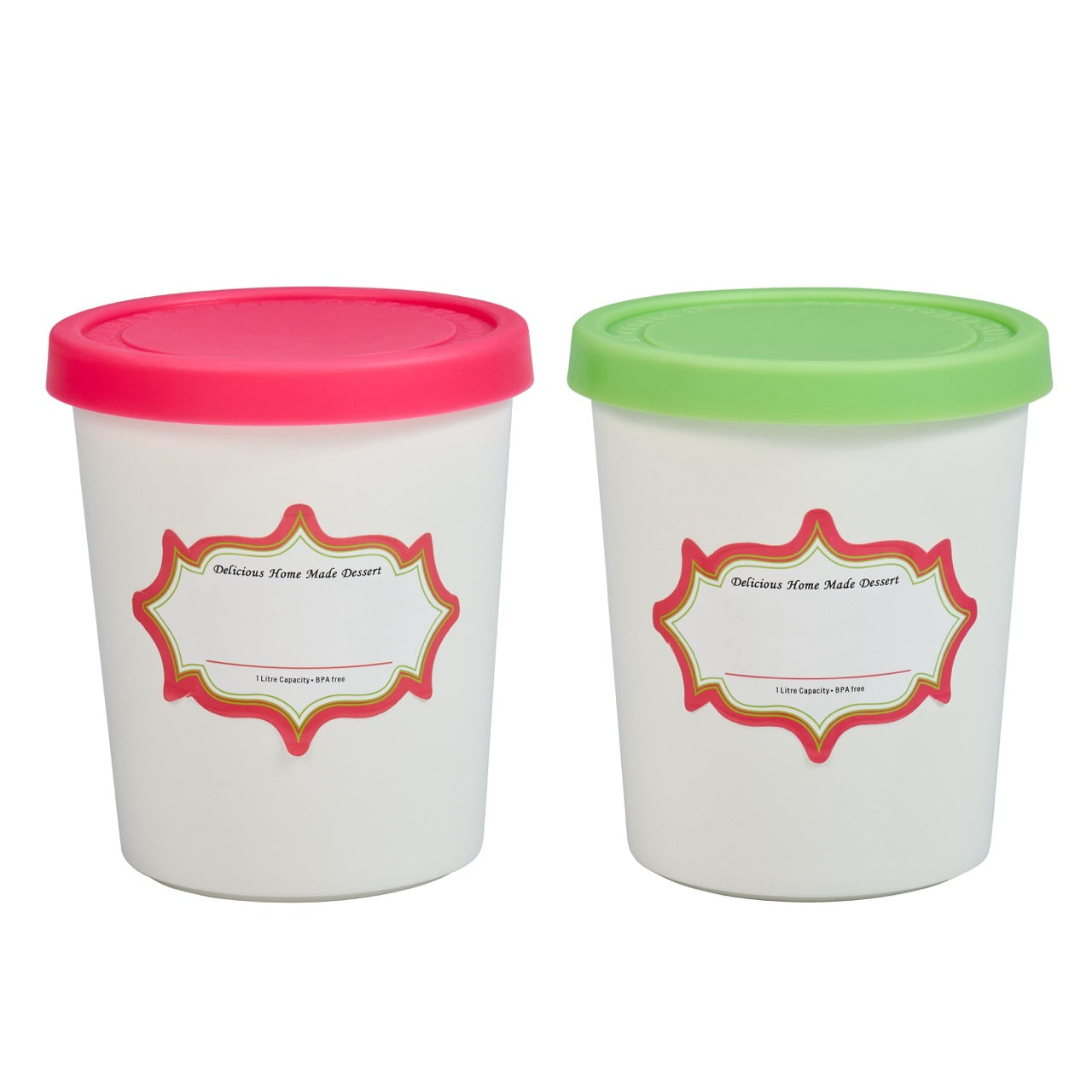 Avanti Round Ice Cream Tub - Set of 2