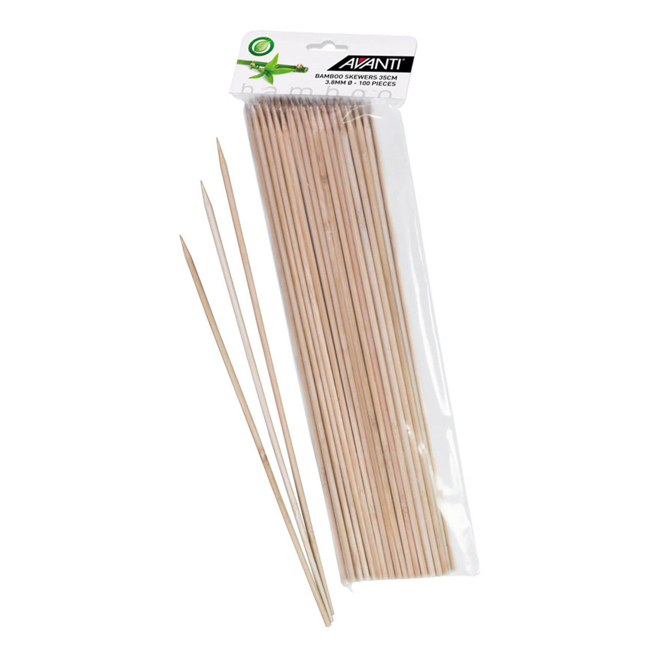 Avanti  Bamboo Skewers 35cm - 100 piece pack