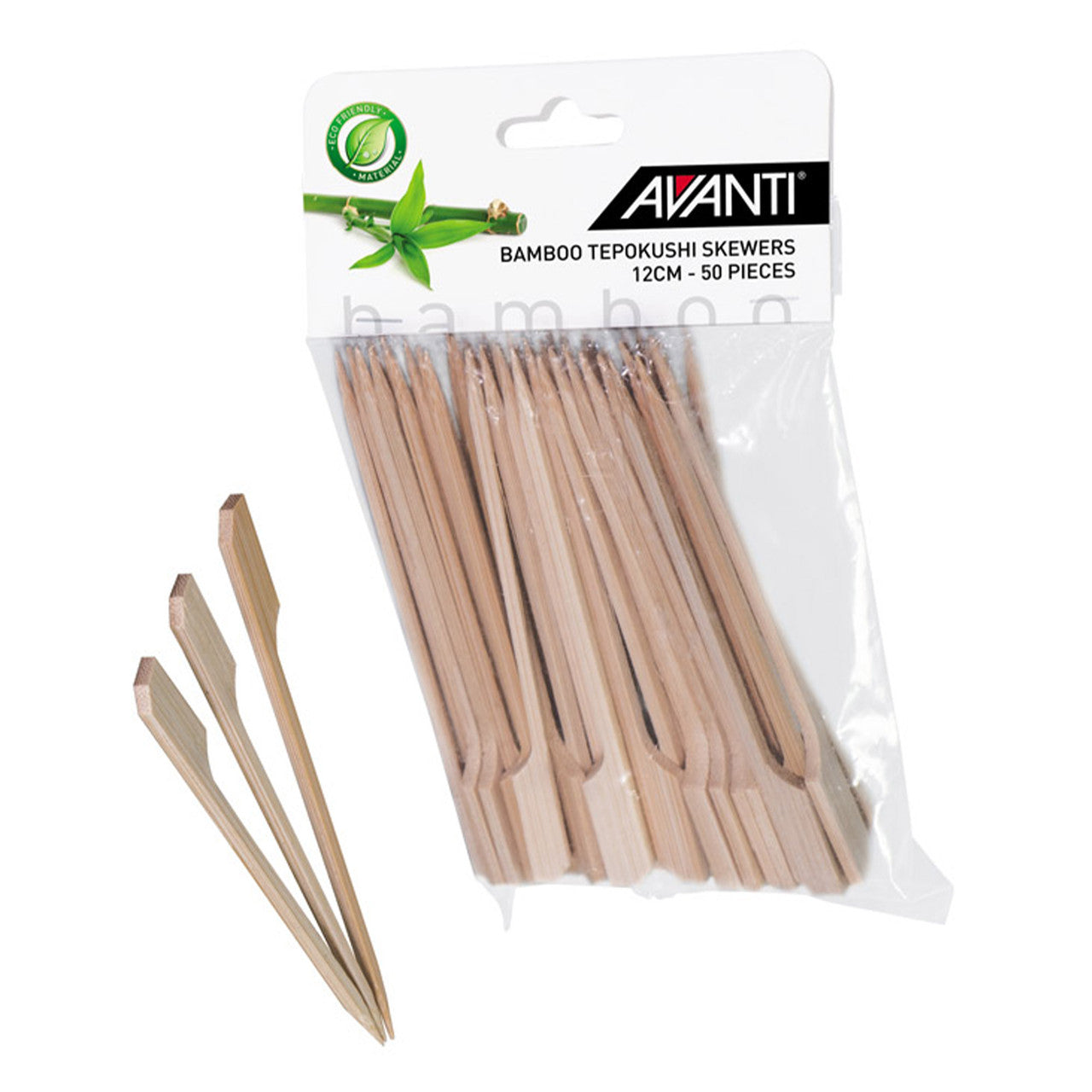 Avanti  Bamboo Tepokushi Skewers 12cm 50 Pack