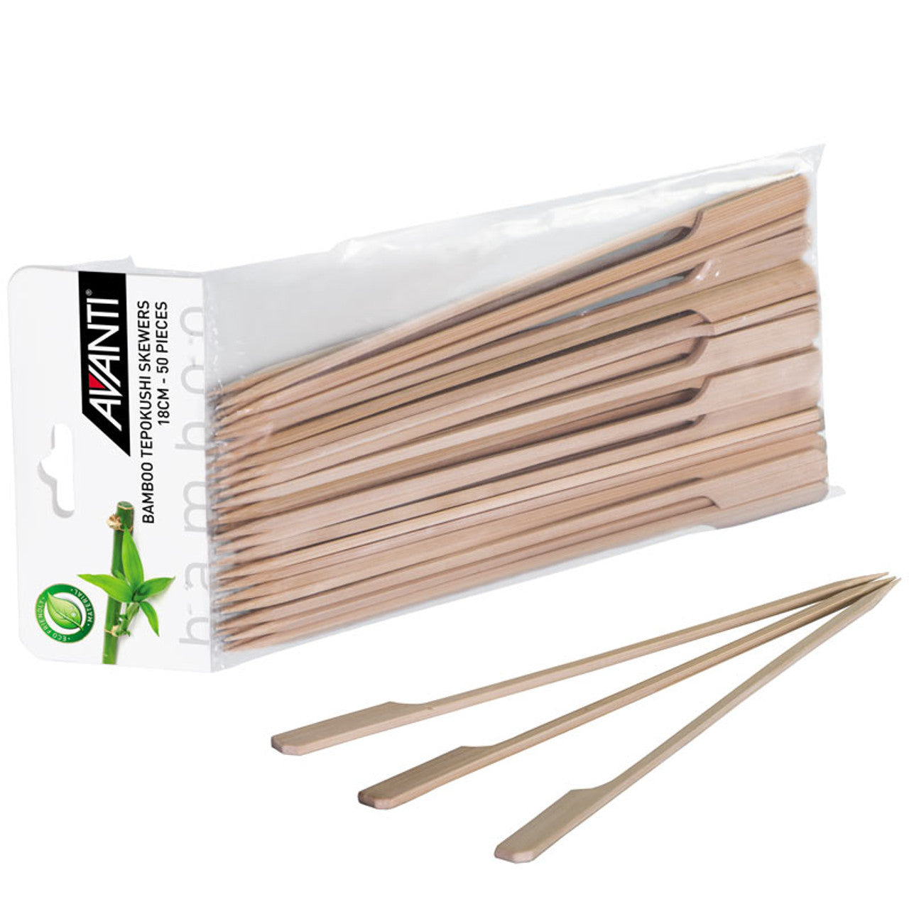 Avanti  Bamboo Tepokushi Skewers 18cm 50 Pack