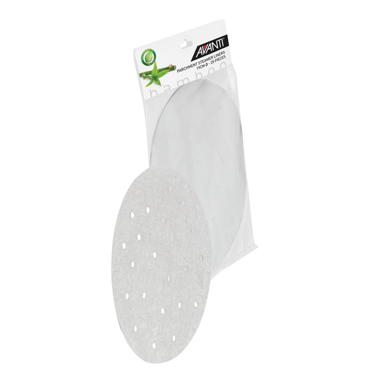Avanti  19cm Bamboo Steamer Liners - 20 Pack