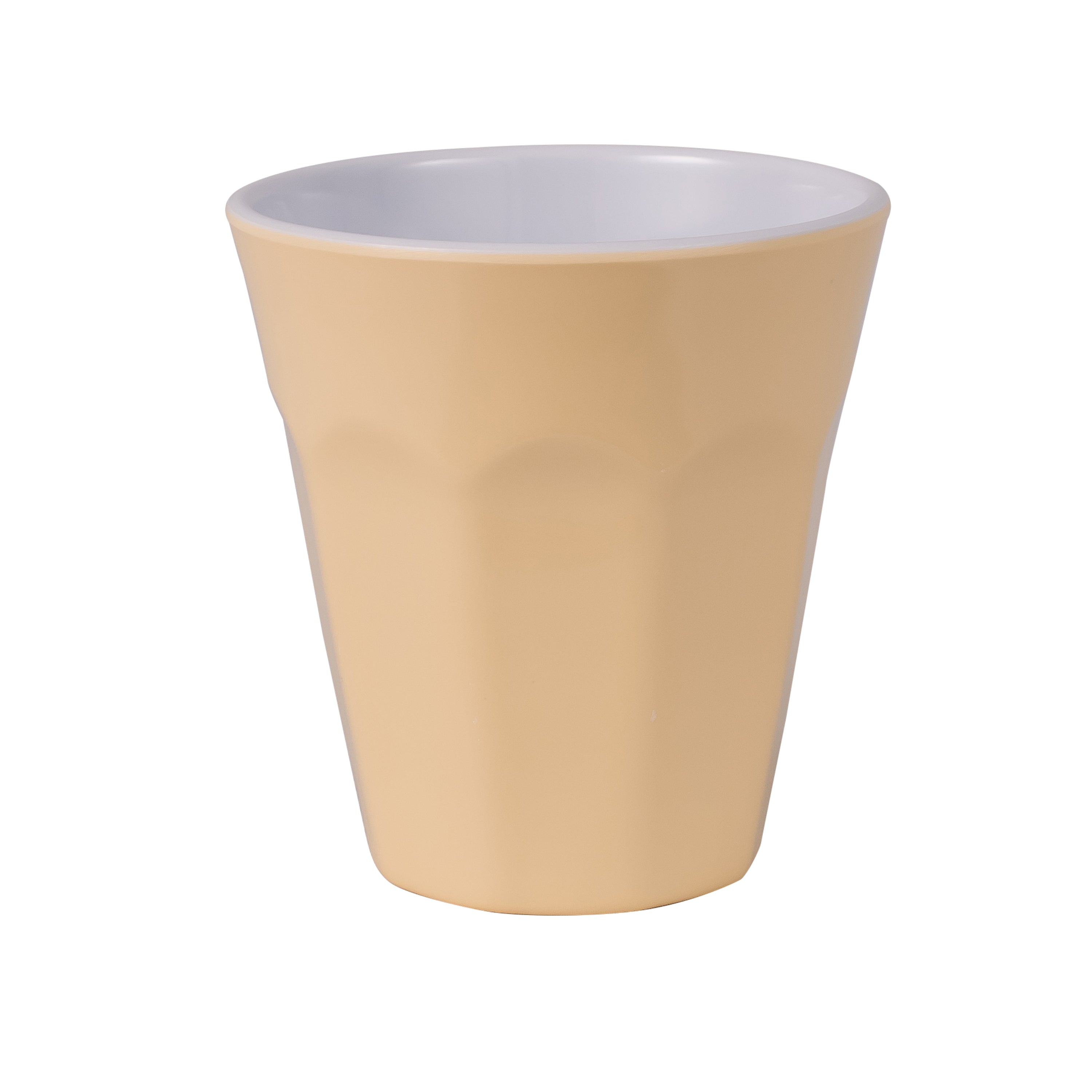 Serroni Café Two-Tone Melamine Cup (260ml) - Buttercup