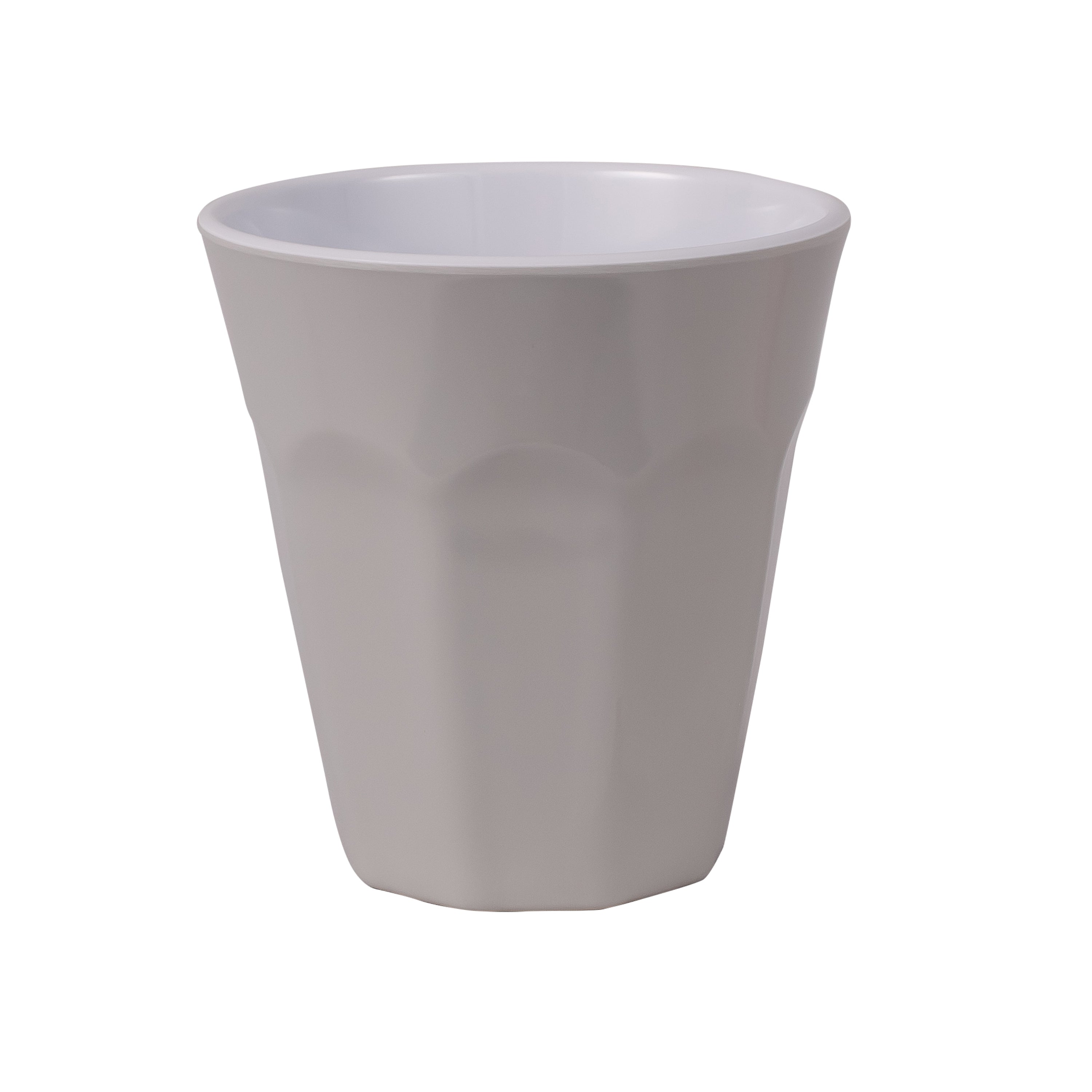 Serroni Café Two-Tone Melamine Cup (260ml) - Dusty Grey