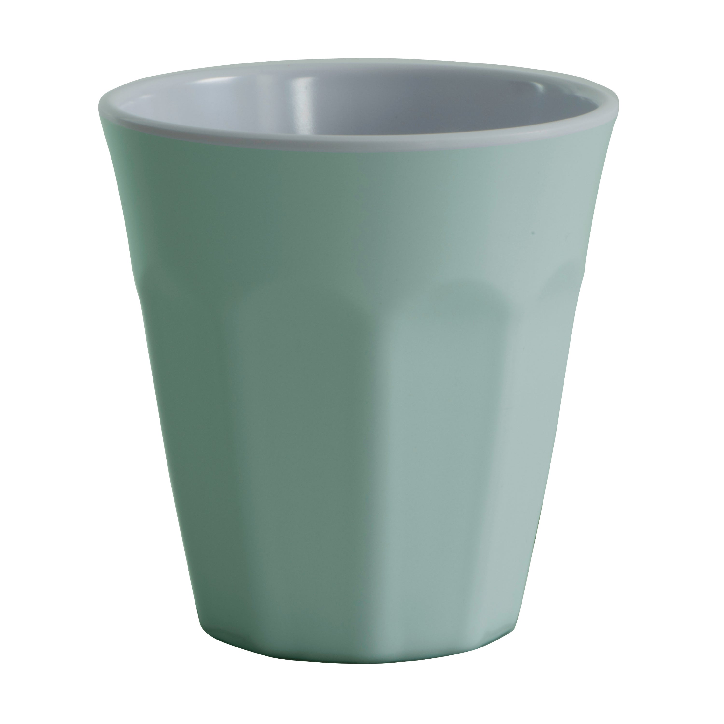 Serroni Café Two-Tone Melamine Cup (260ml) - Duck Egg Blue