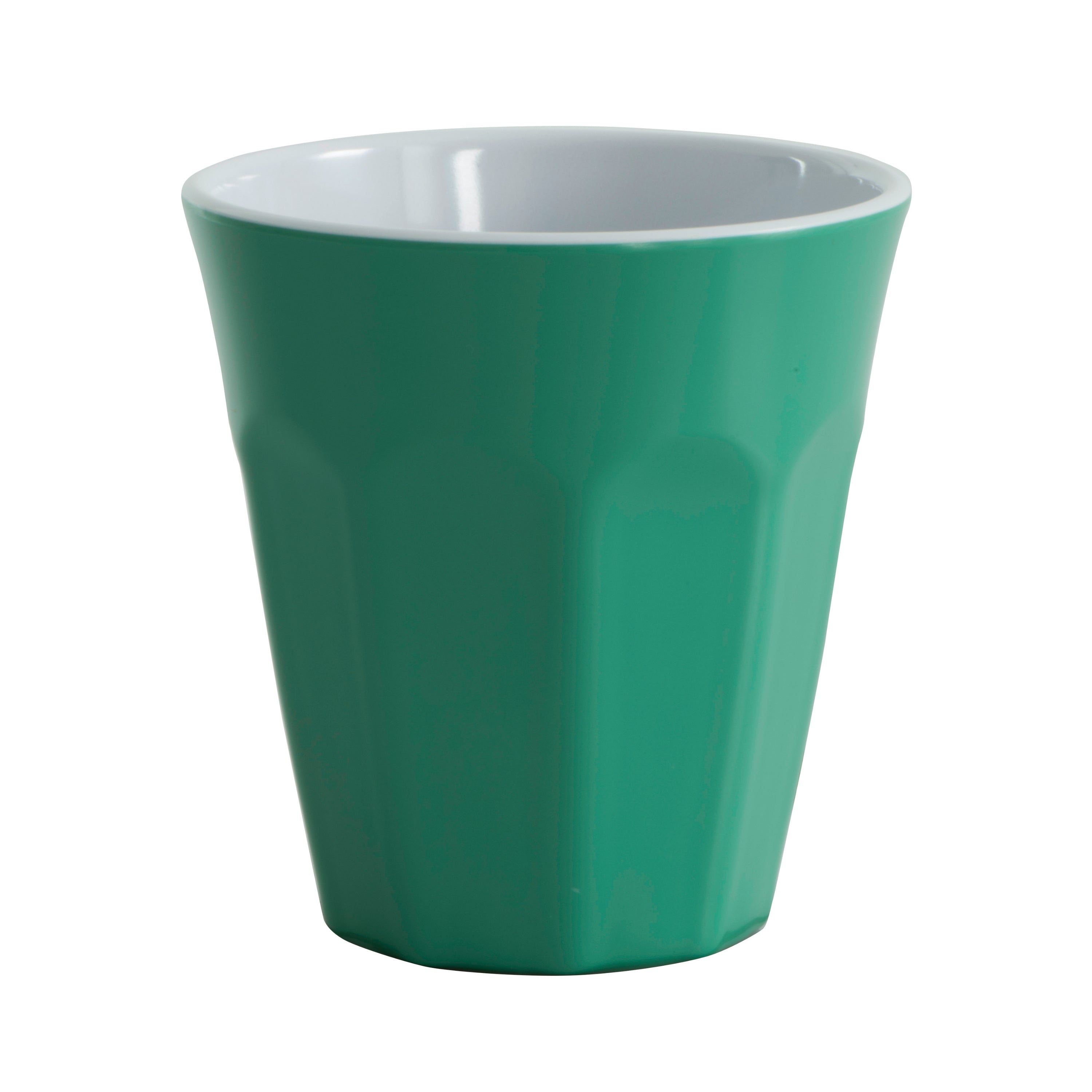 Serroni Café Two-Tone Melamine Cup (260ml) - Forrest Green