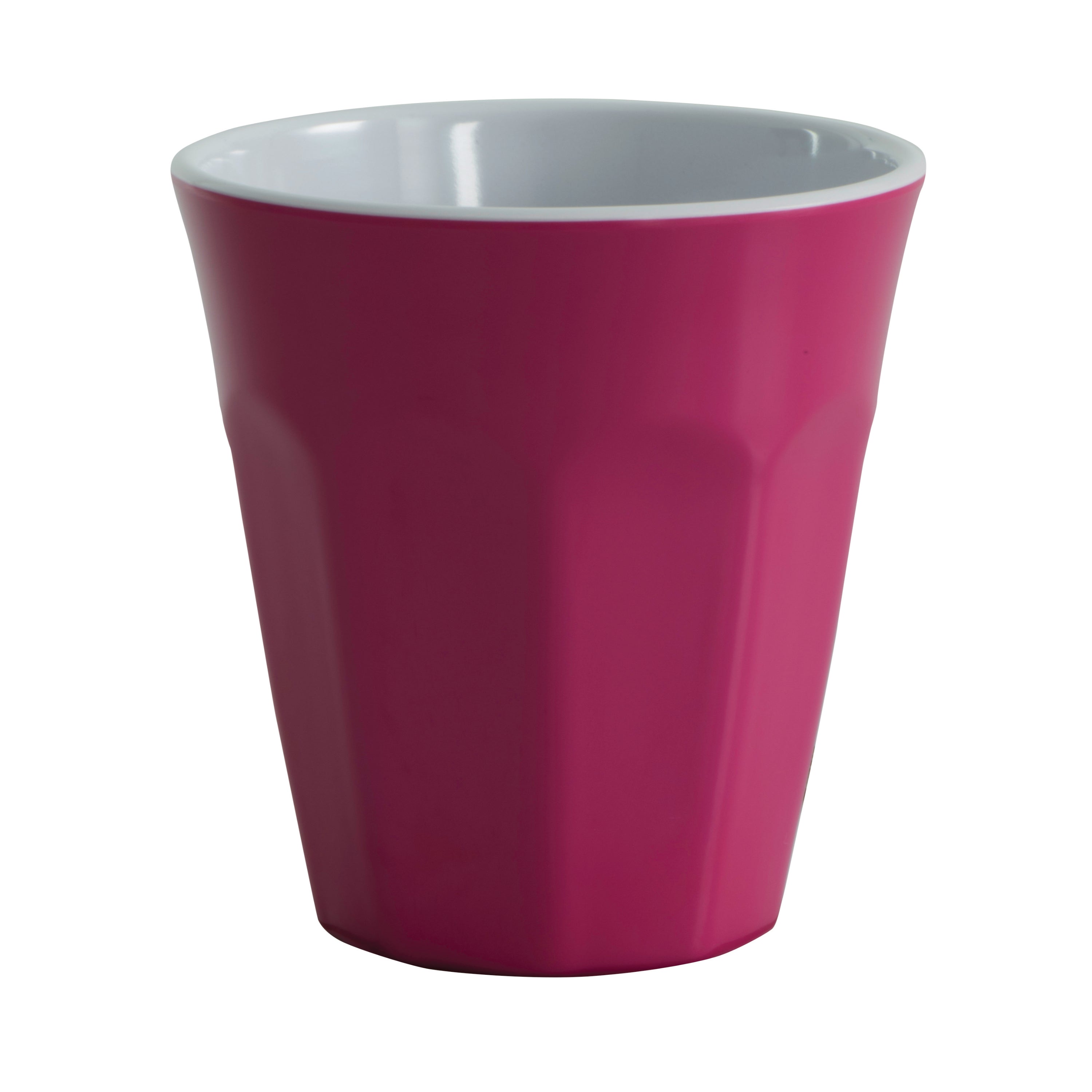 Serroni Café Two-Tone Melamine Cup (260ml) - Fuchsia Pink