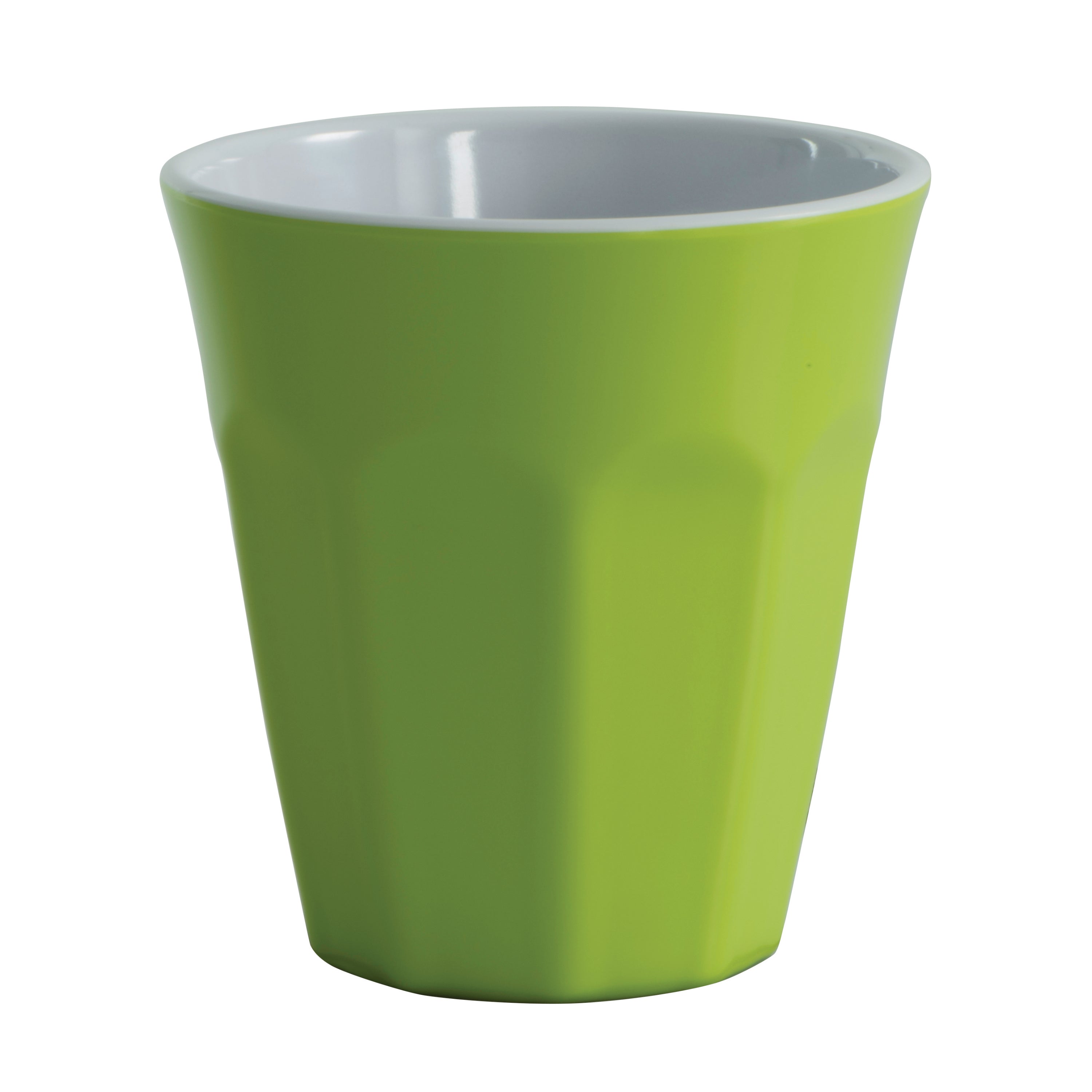 Serroni Café Two-Tone Melamine Cup (260ml) - Lime Green