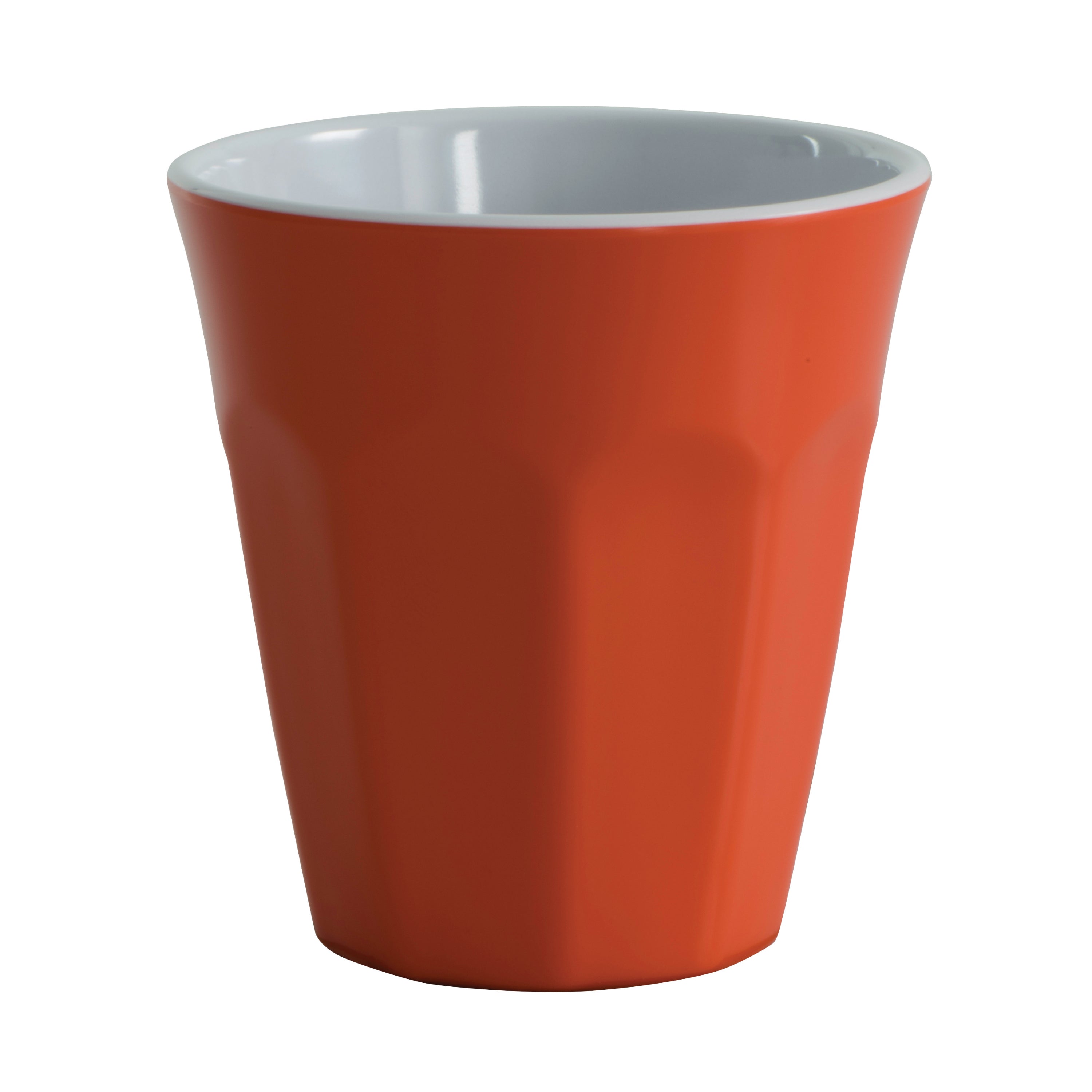 Serroni Café Two-Tone Melamine Cup (260ml) - Orange
