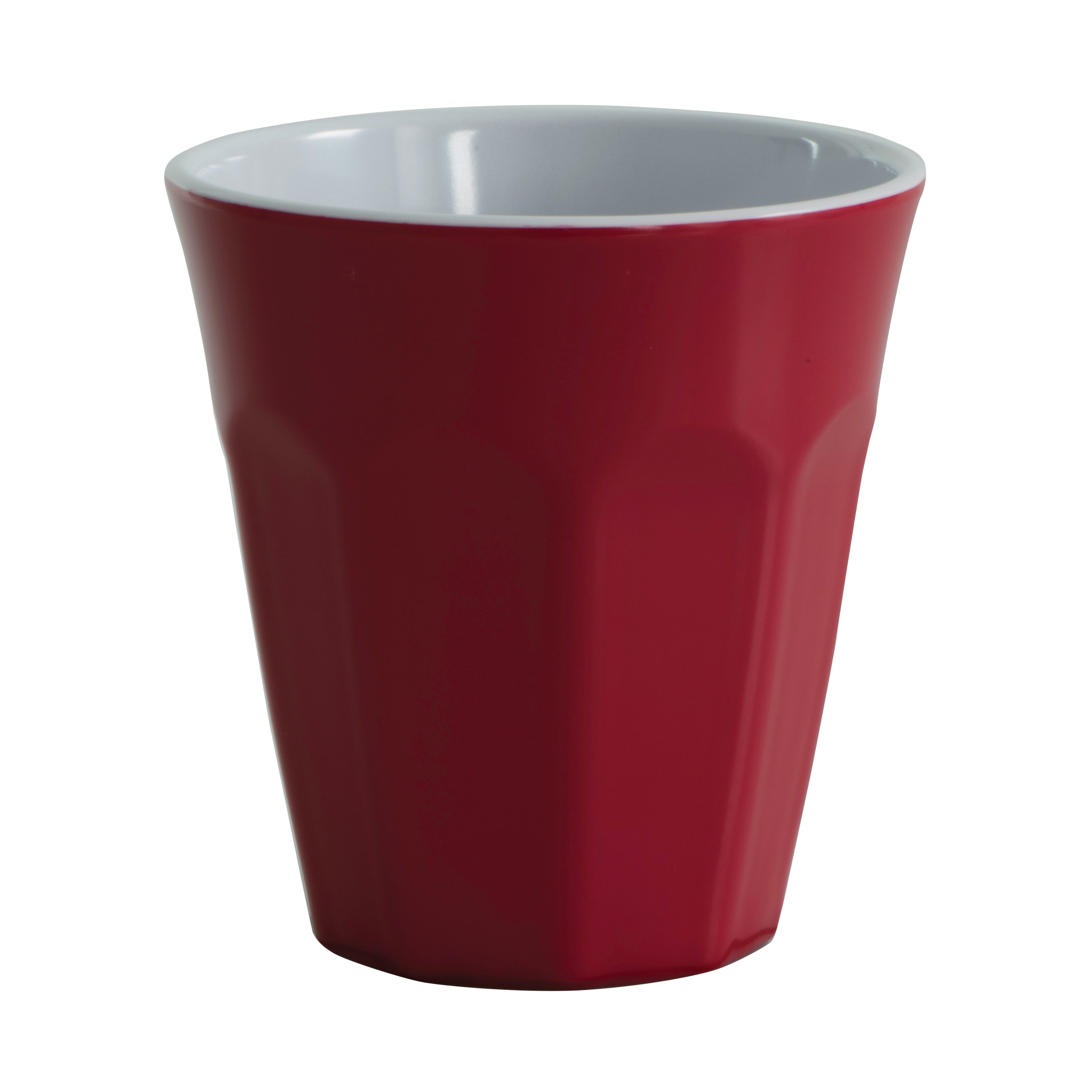 Serroni Café Two-Tone Melamine Cup (260ml) - Red