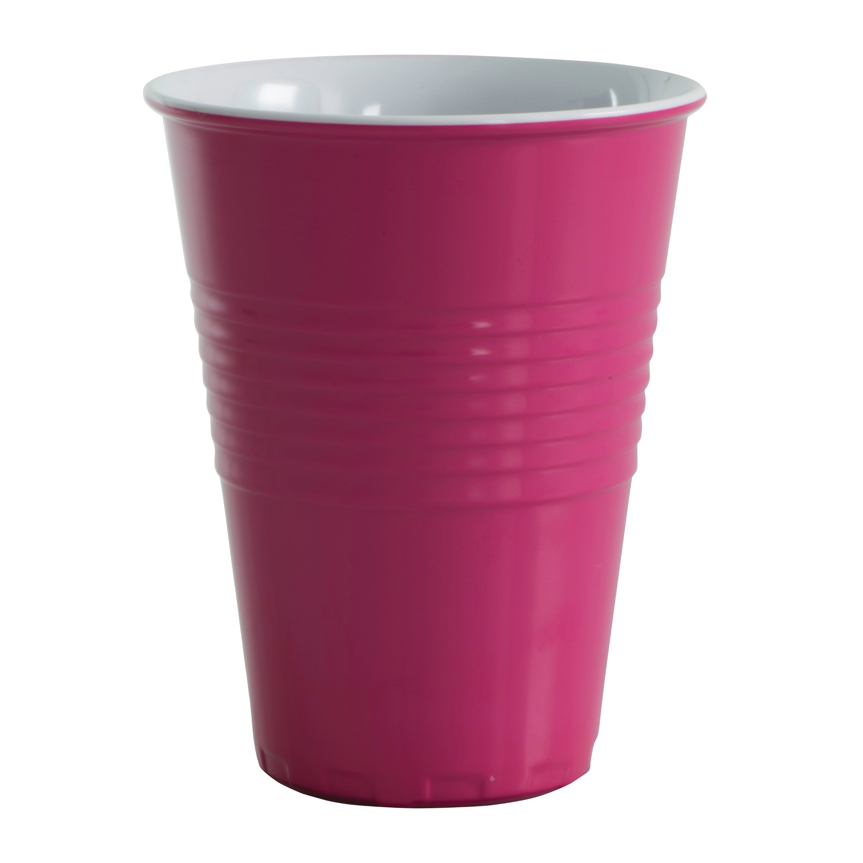 Serroni Miami Two-Tone Melamine Cup (400ml) - Fuchsia Pink