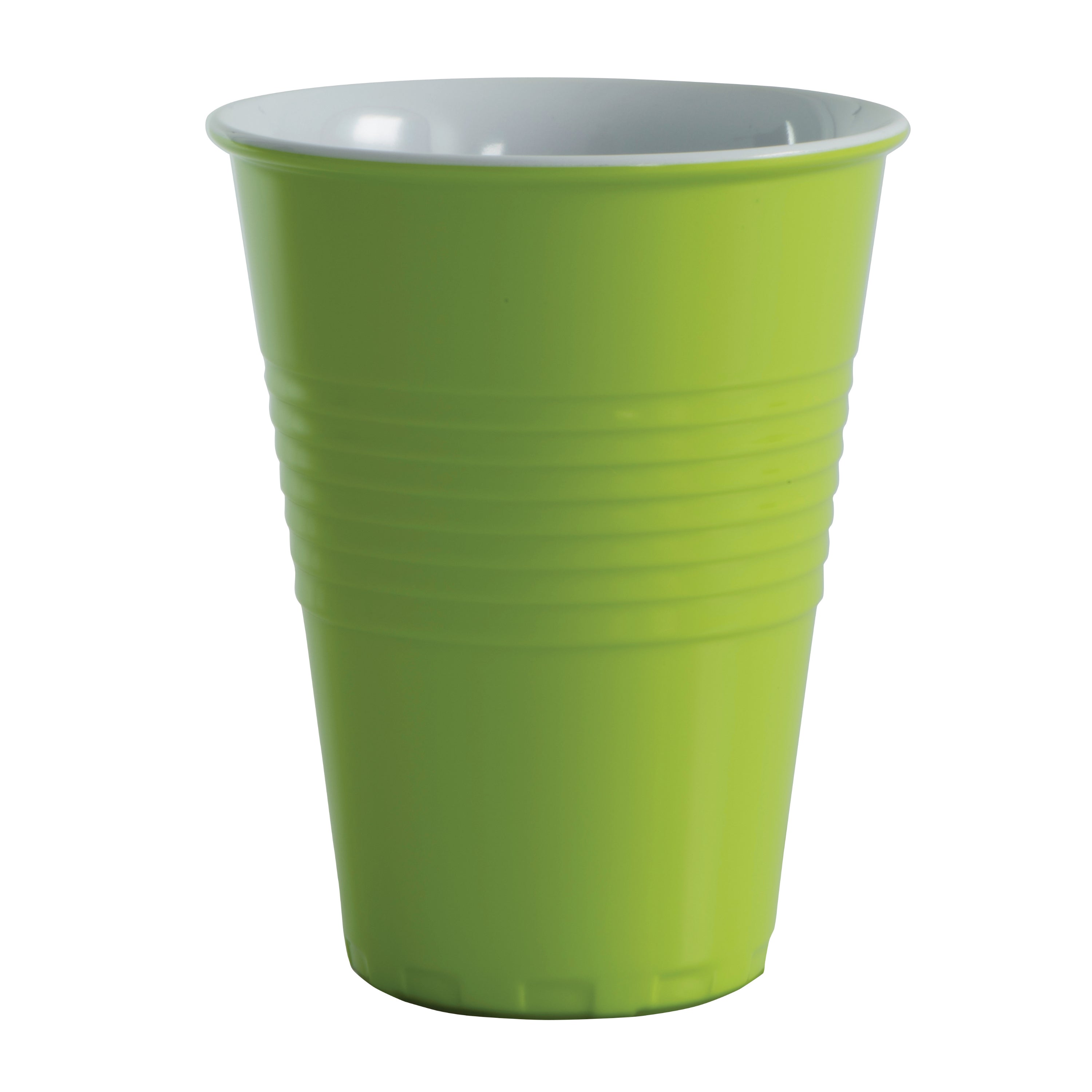 Serroni Miami Two-Tone Melamine Cup (400ml) - Lime Green