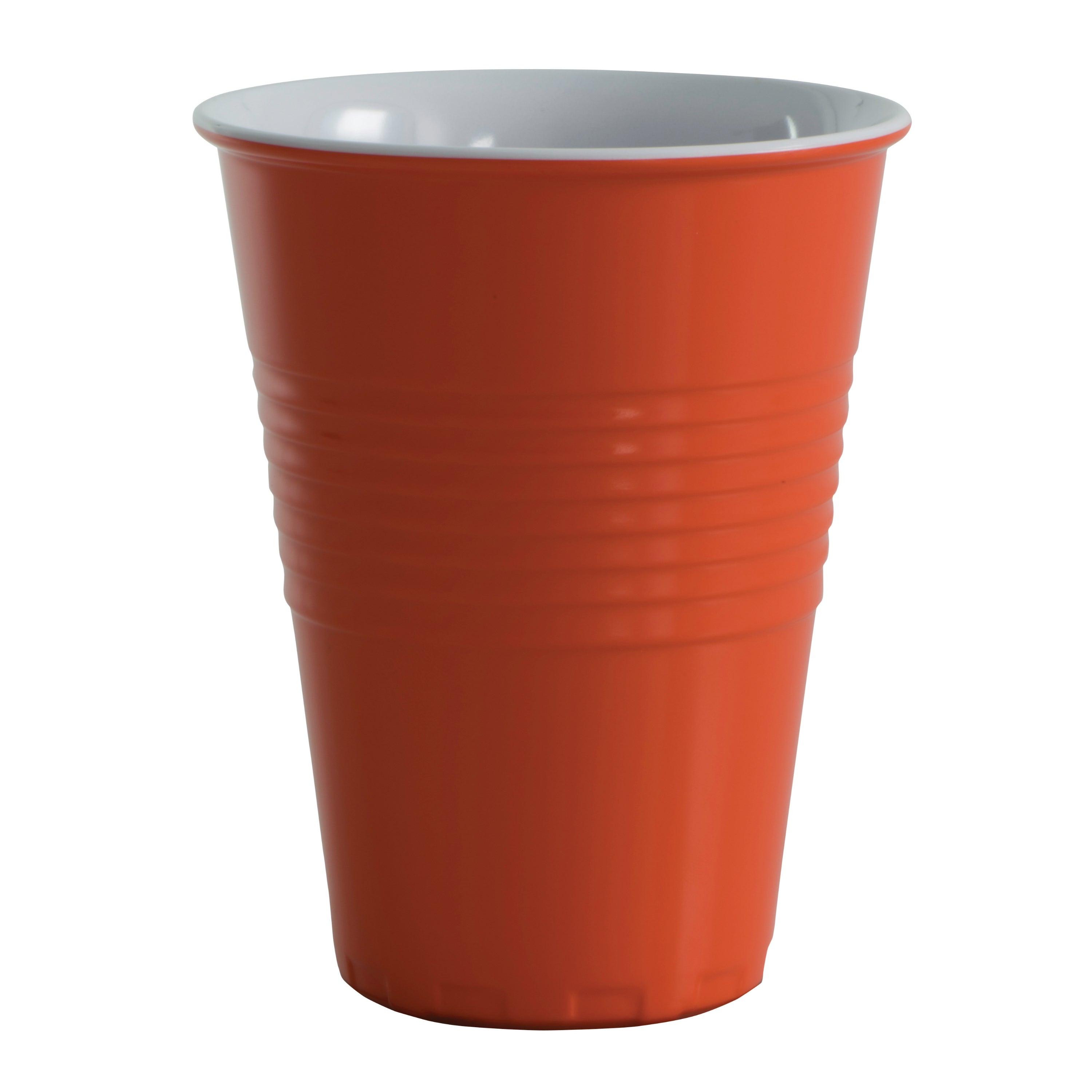 Serroni Miami Two-Tone Melamine Cup (400ml) - Orange