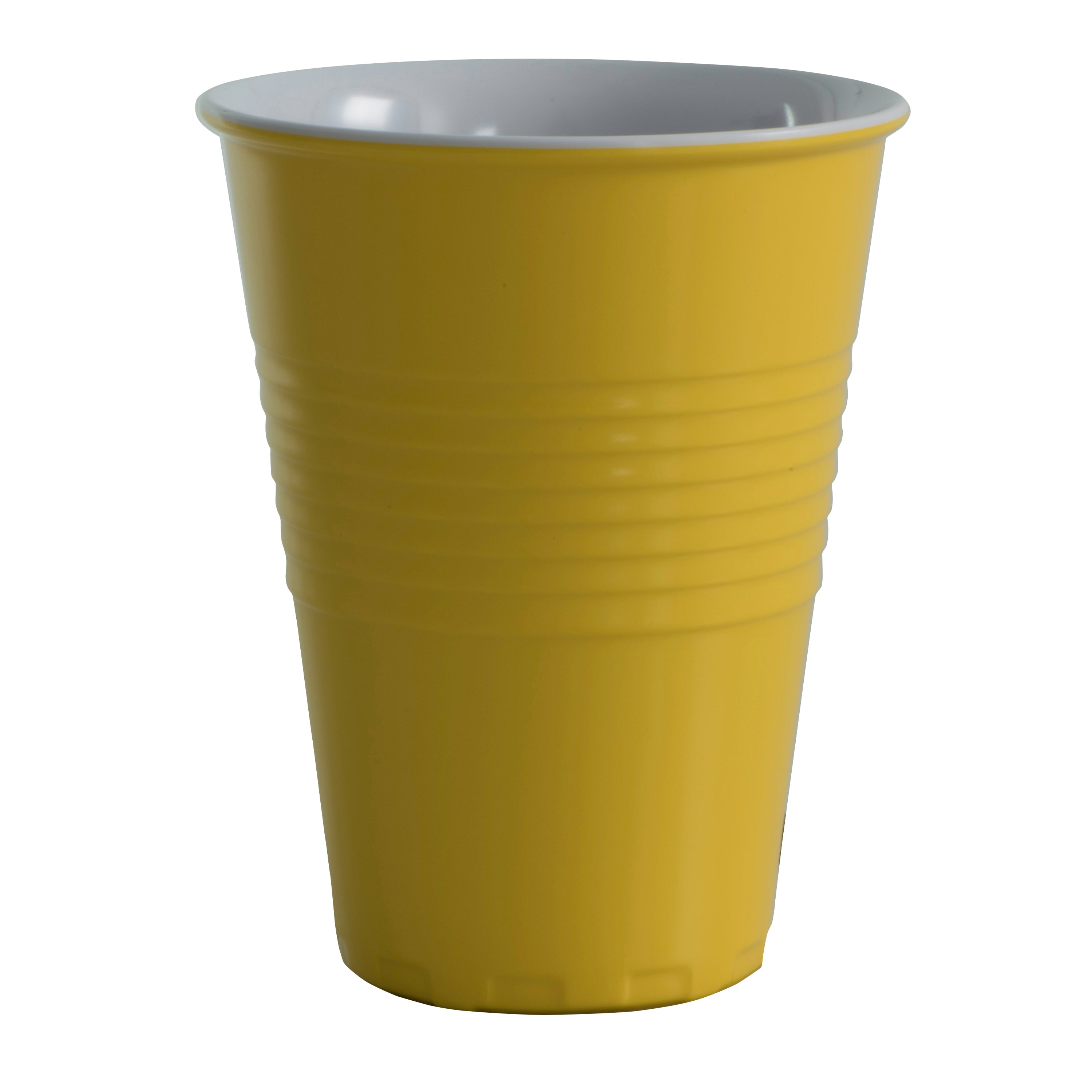 Serroni Miami Two-Tone Melamine Cup (400ml) - Yellow