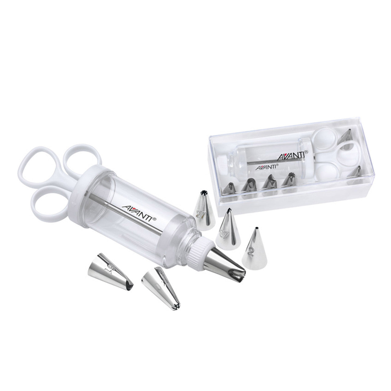 Avanti  7 Piece Syringe Icing Set