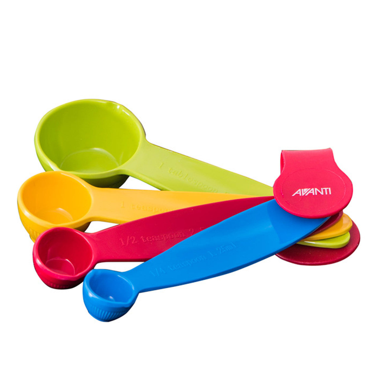 Avanti  Melamine Ribbed Measuring Spoon Set