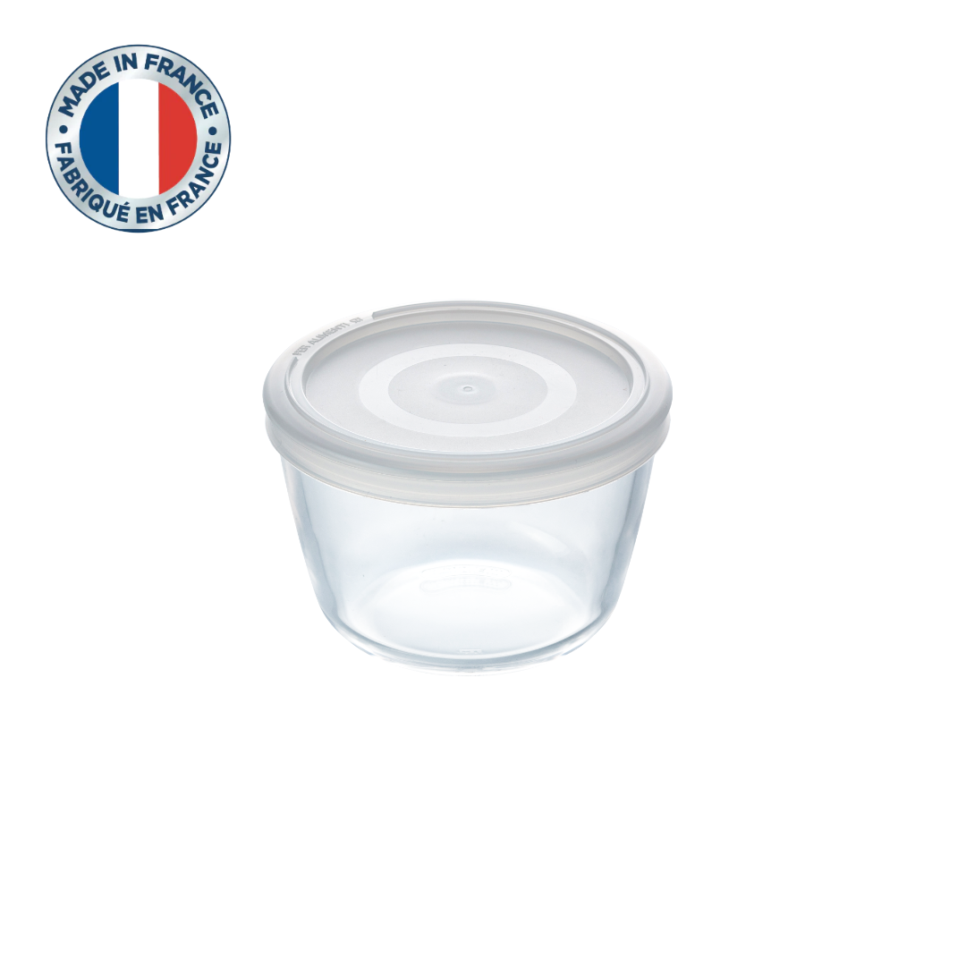 Pyrex Cook & Freeze Glass Round Container (600mL)