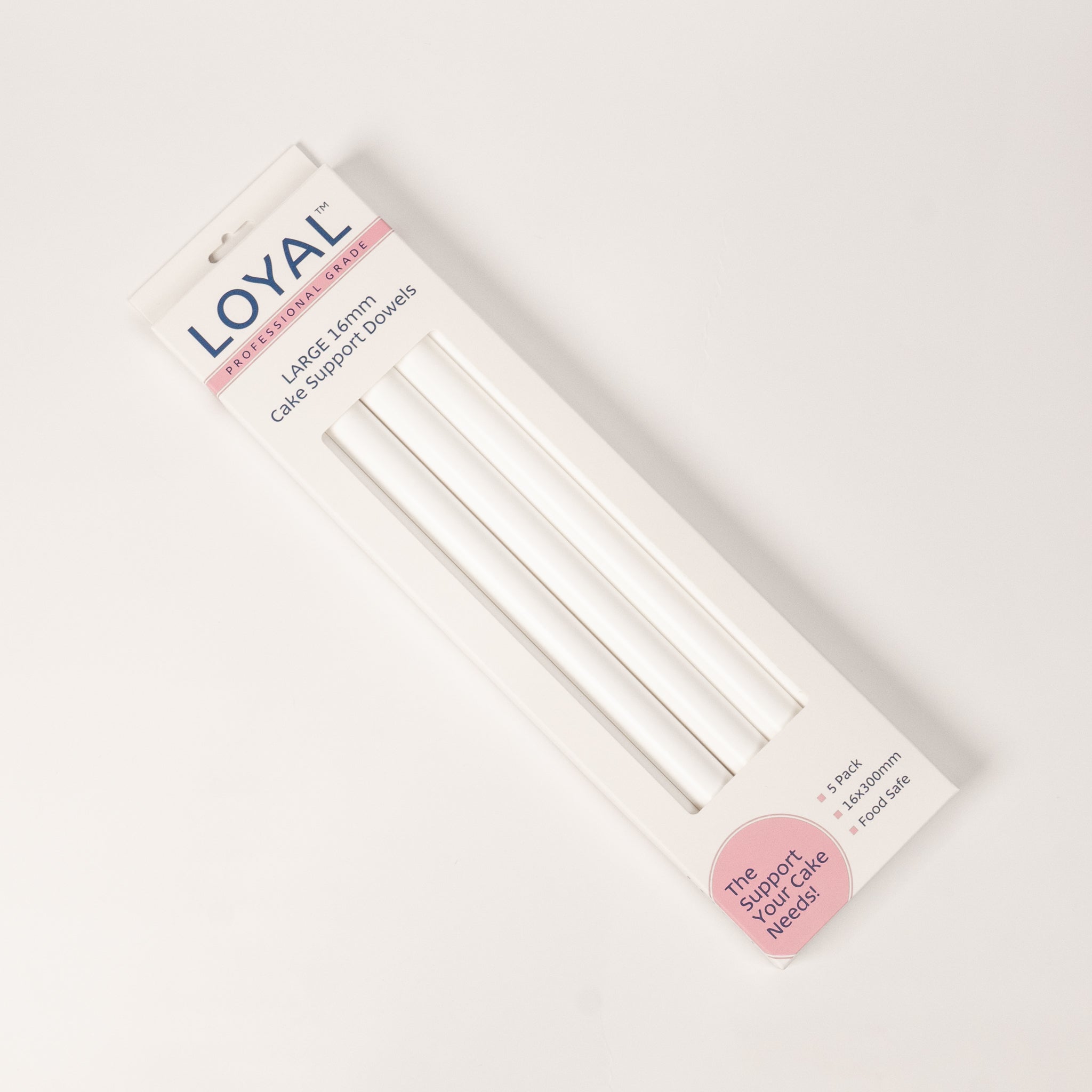 LOYAL Cake Dowel Heavy Duty Large 5 Piece 16 x 300mm