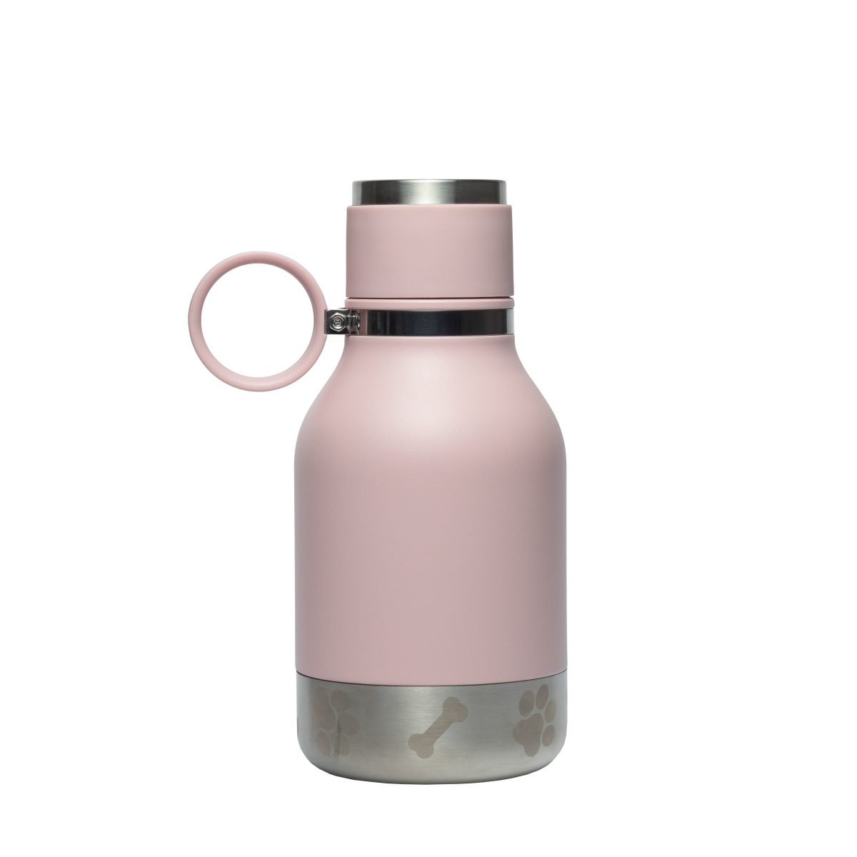 Asobu Stainless Steel Dog Bowl Bottle 975ml - Pink