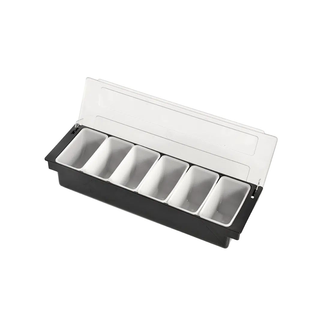 KH Probar 6 Compartment Bar Condiment Dispenser