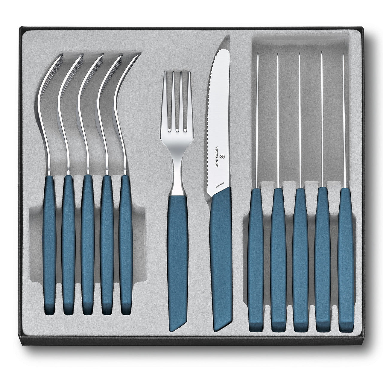 Victorinox Swiss Modern Table Set (Rounded Knife) 12 pieces Sage