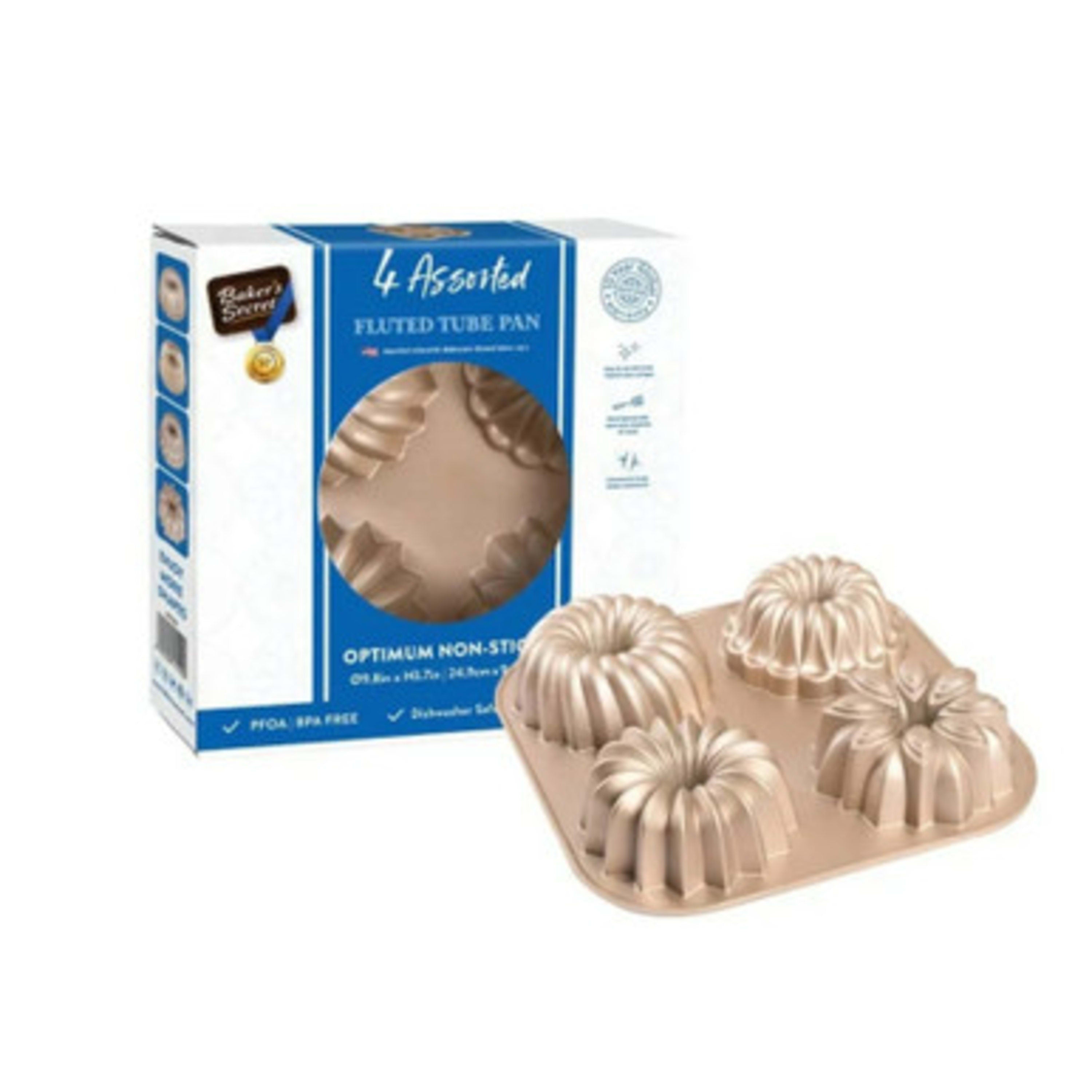 Baker's Secret 4 Assorted Mini Cake